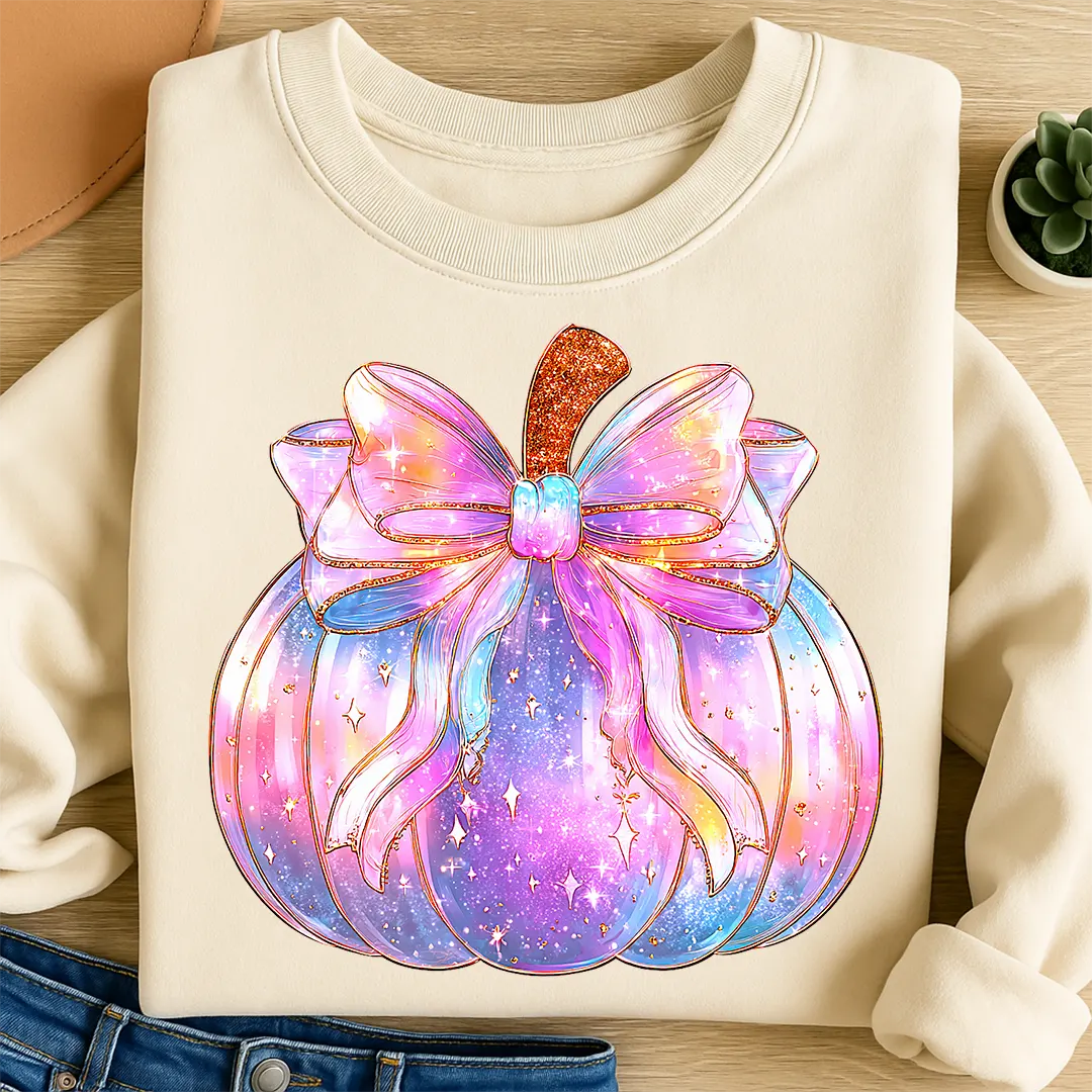 Bügelbild Kürbis Crystal Pumpkin