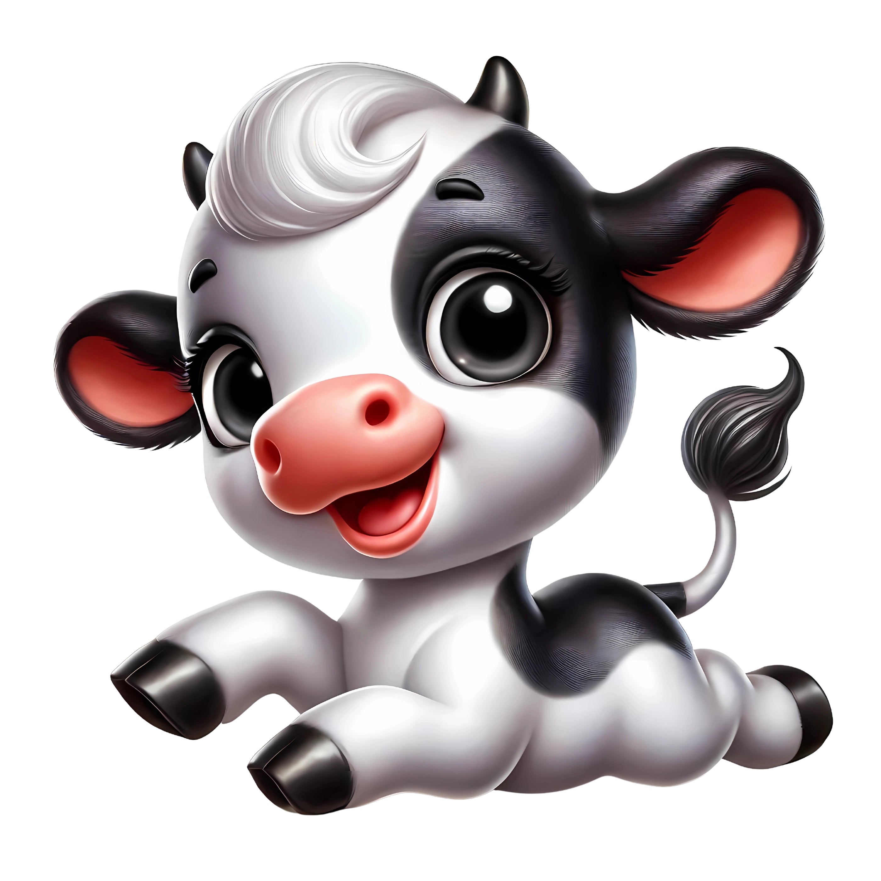 Bügelbild Kuh Babyliebling