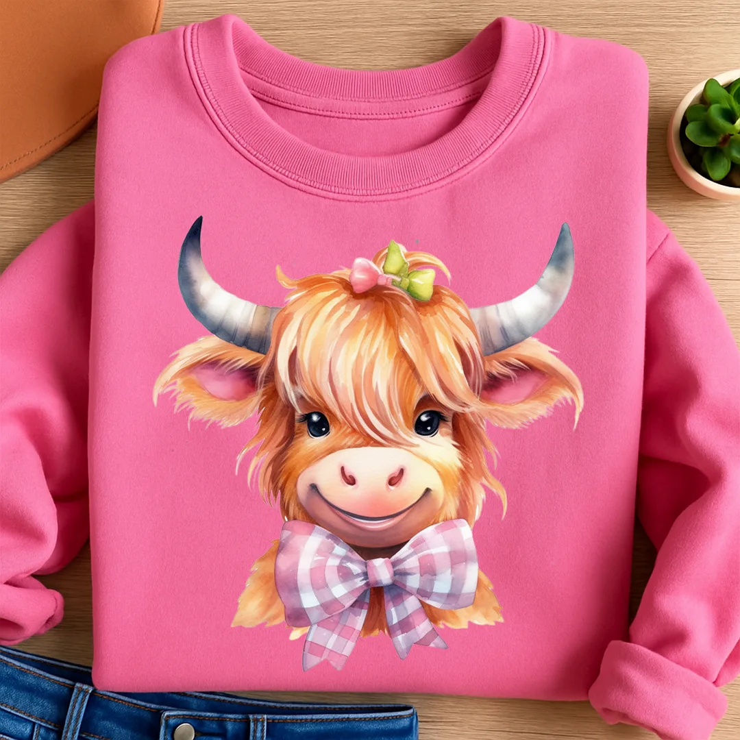 Bügelbild Kuh Paula