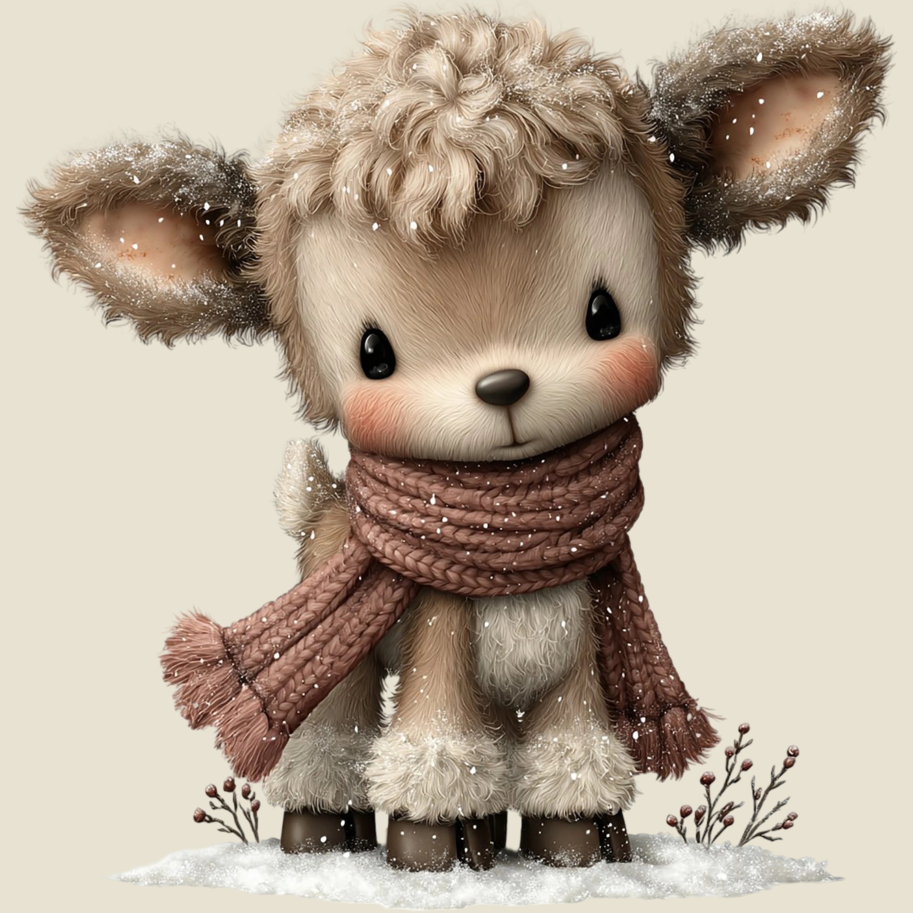 Bügelbild Lamm Karl