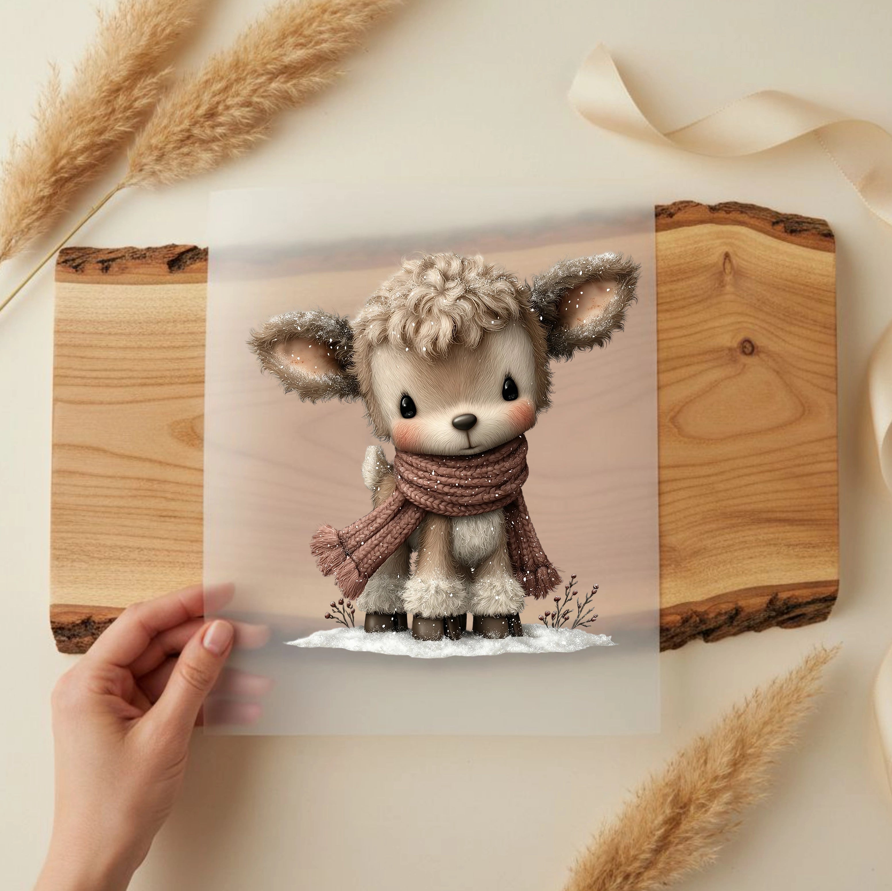 Bügelbild Lamm Karl