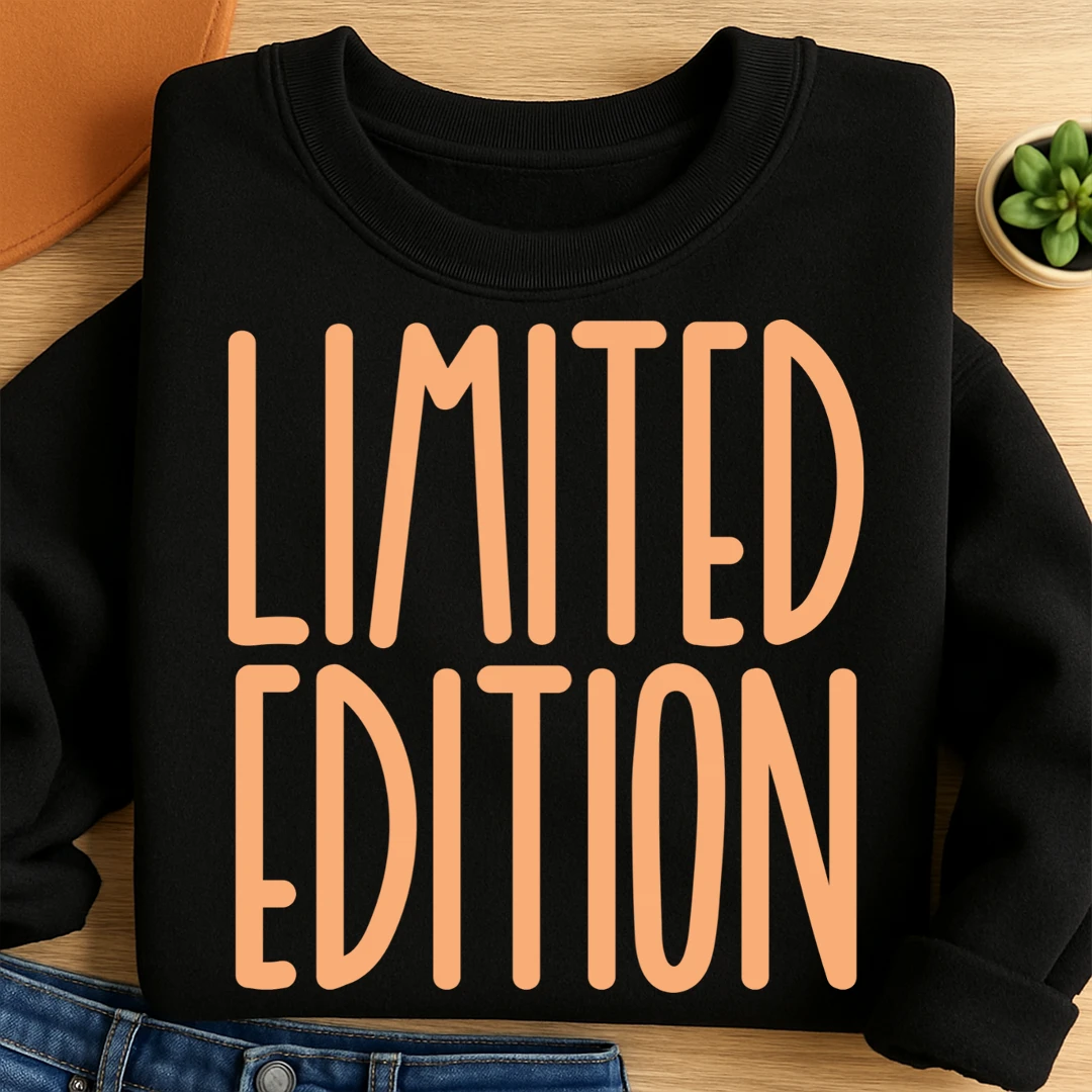 Bügelbild Limited Edition Orange