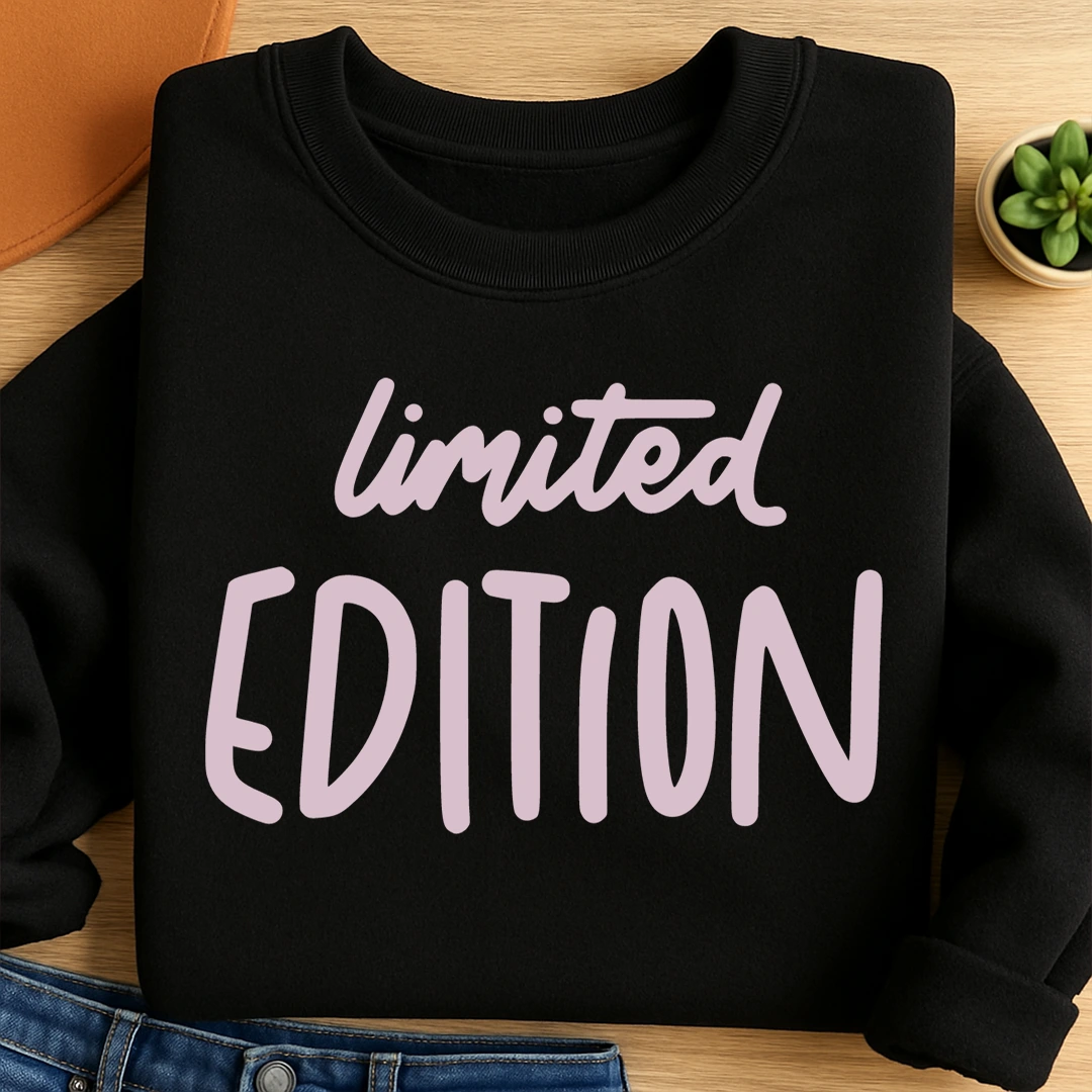 Bügelbild Limited Edition Rosa