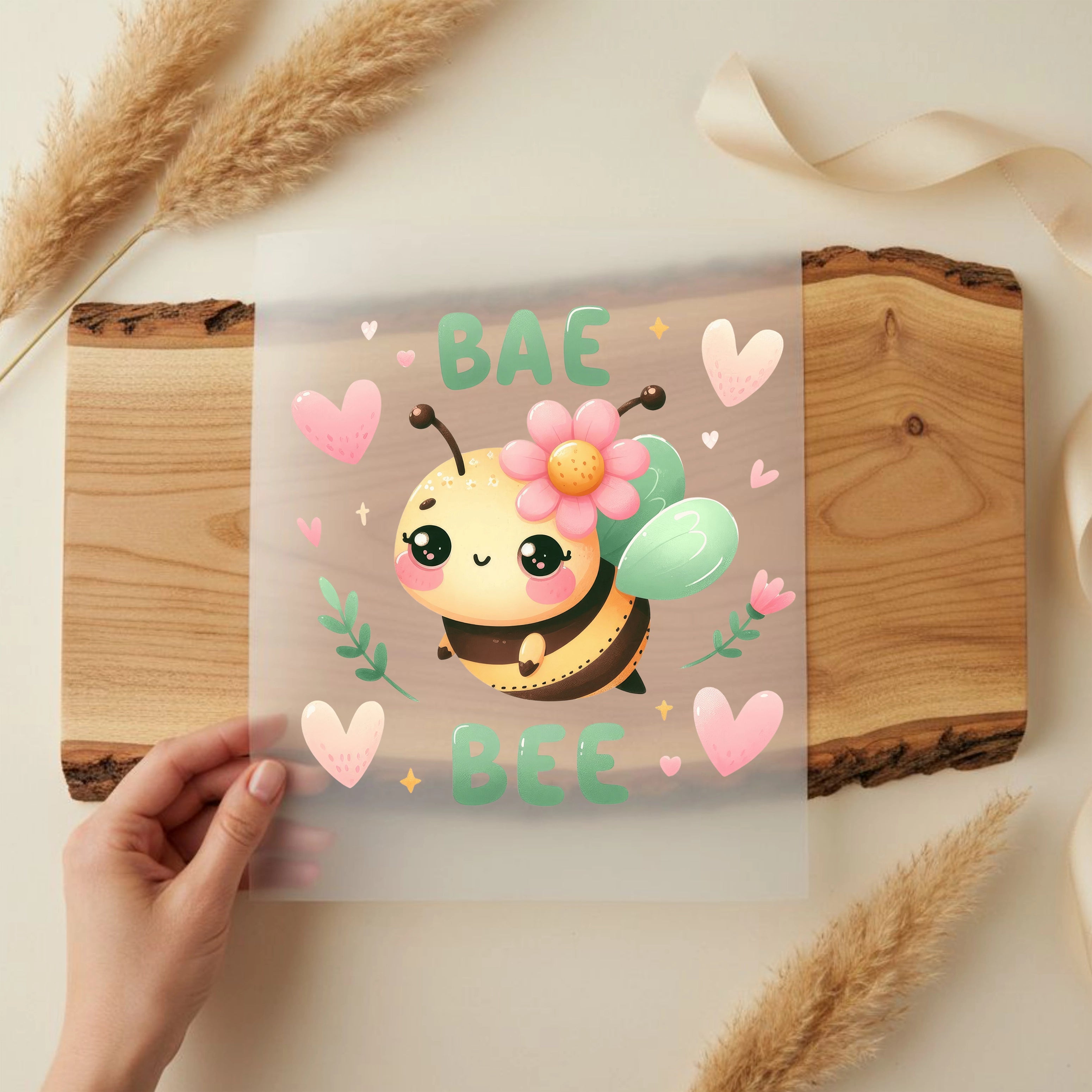 Bügelbild Biene Babybiene Frieda