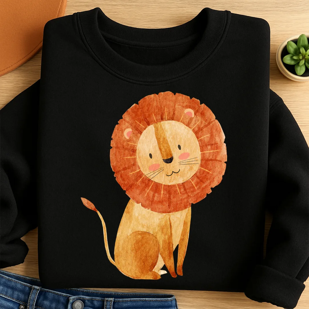 Bügelbild Löwe Leo