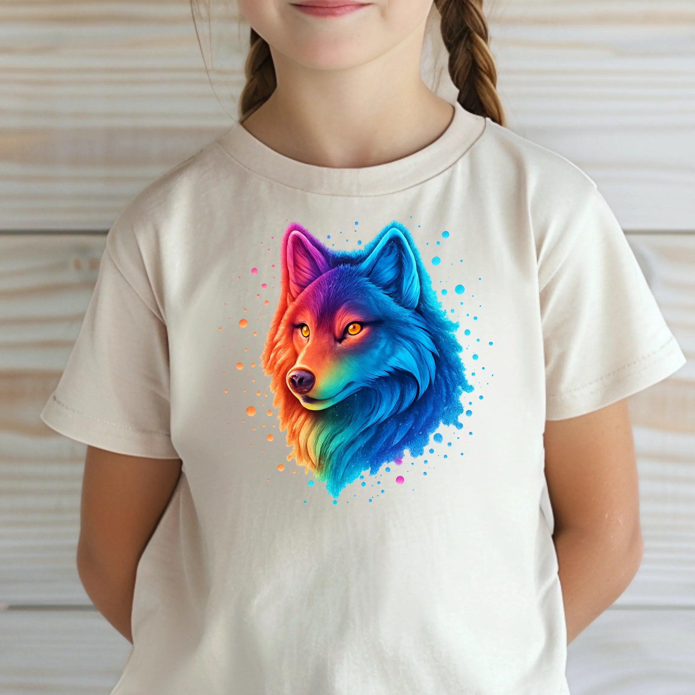Bügelbild Magischer Wolf