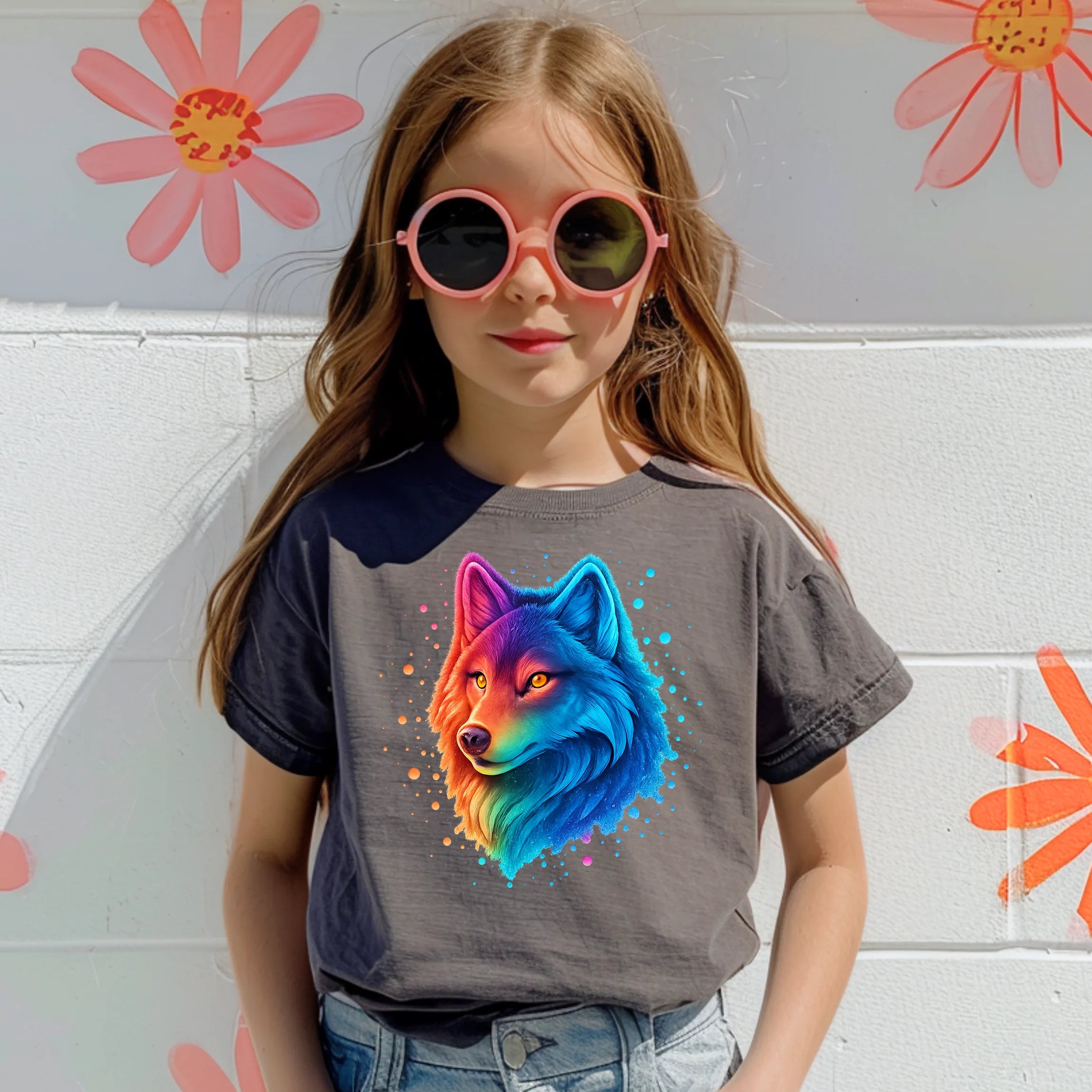 Bügelbild Magischer Wolf