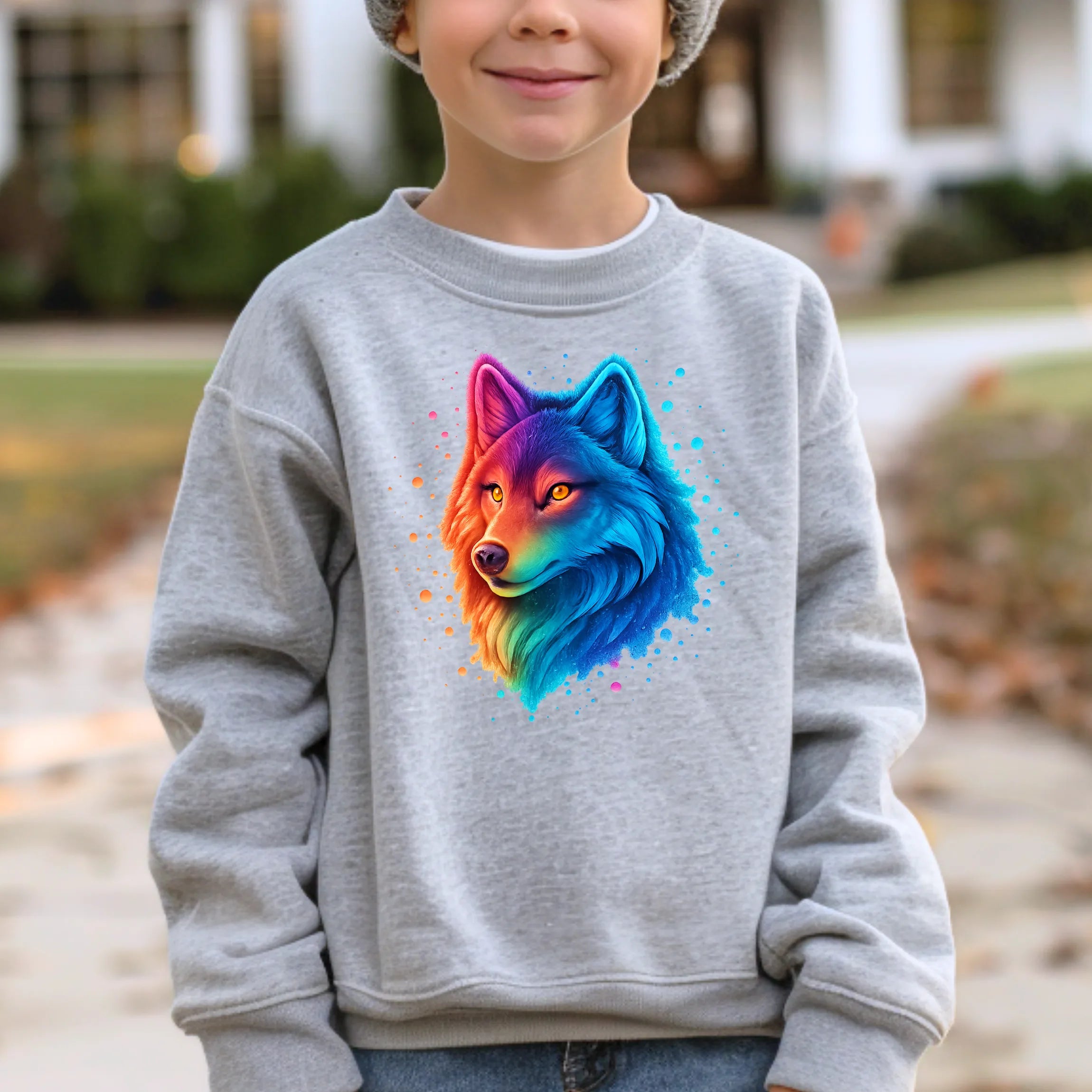 Bügelbild Magischer Wolf