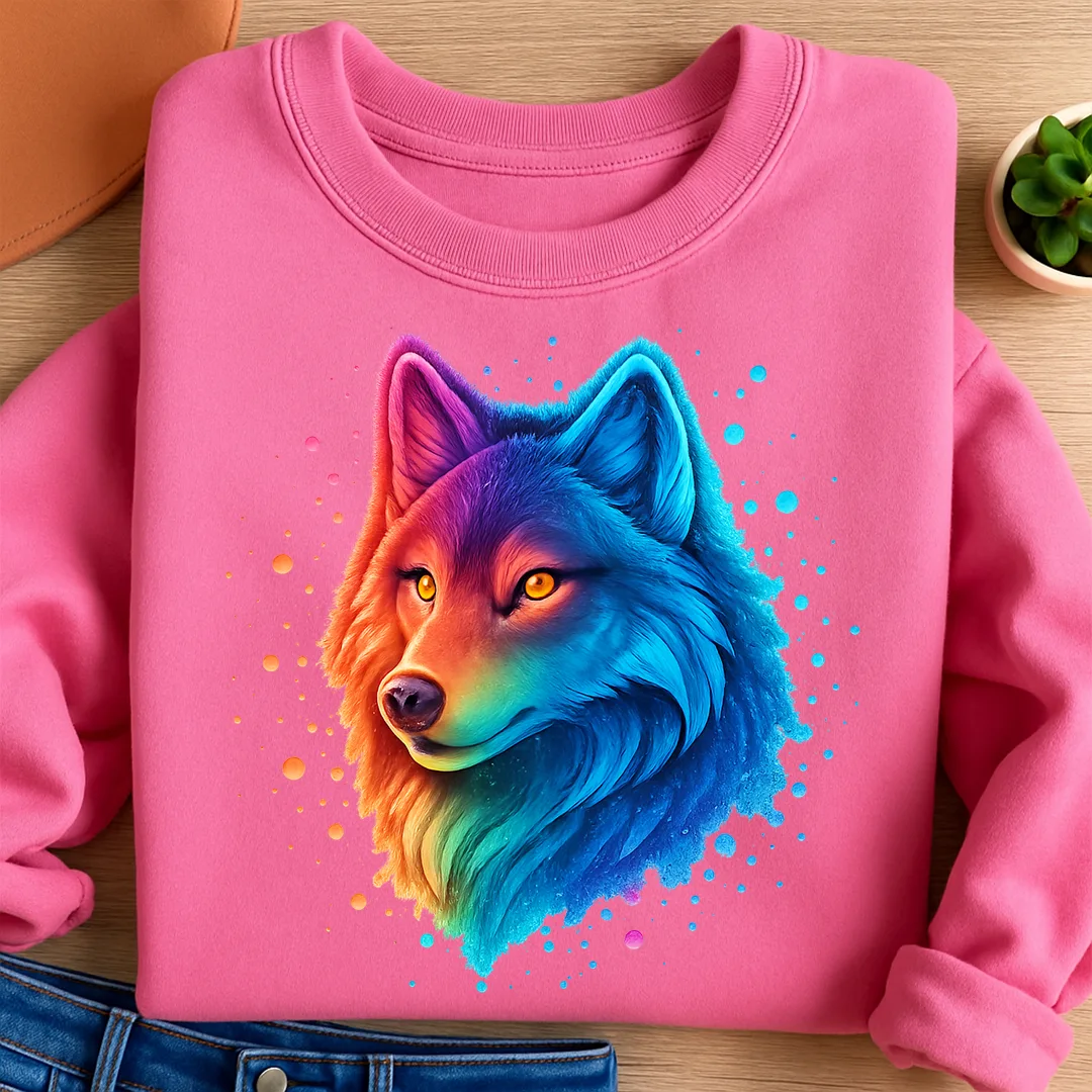 Bügelbild Magischer Wolf