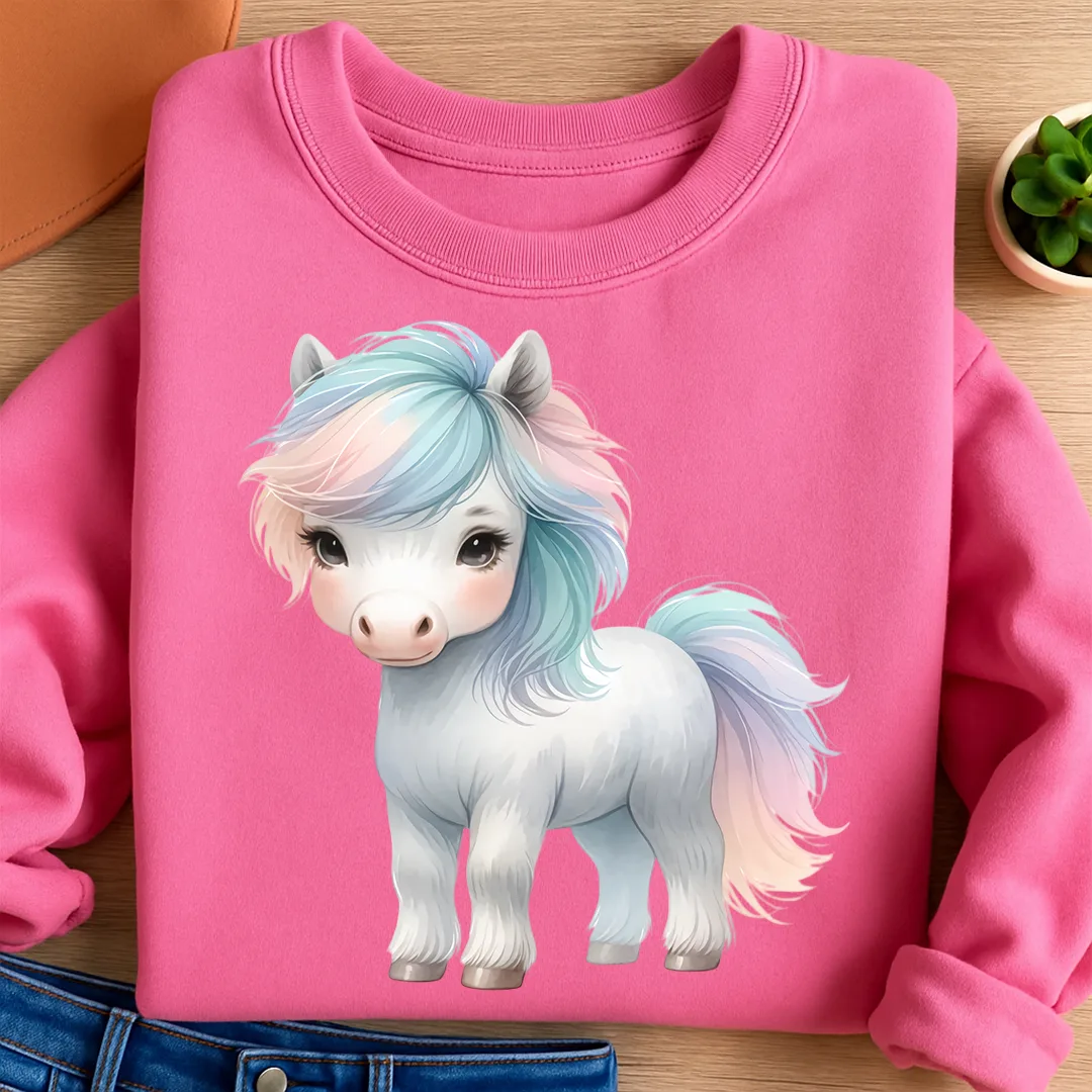 Bügelbild Magisches Pony in Pastell