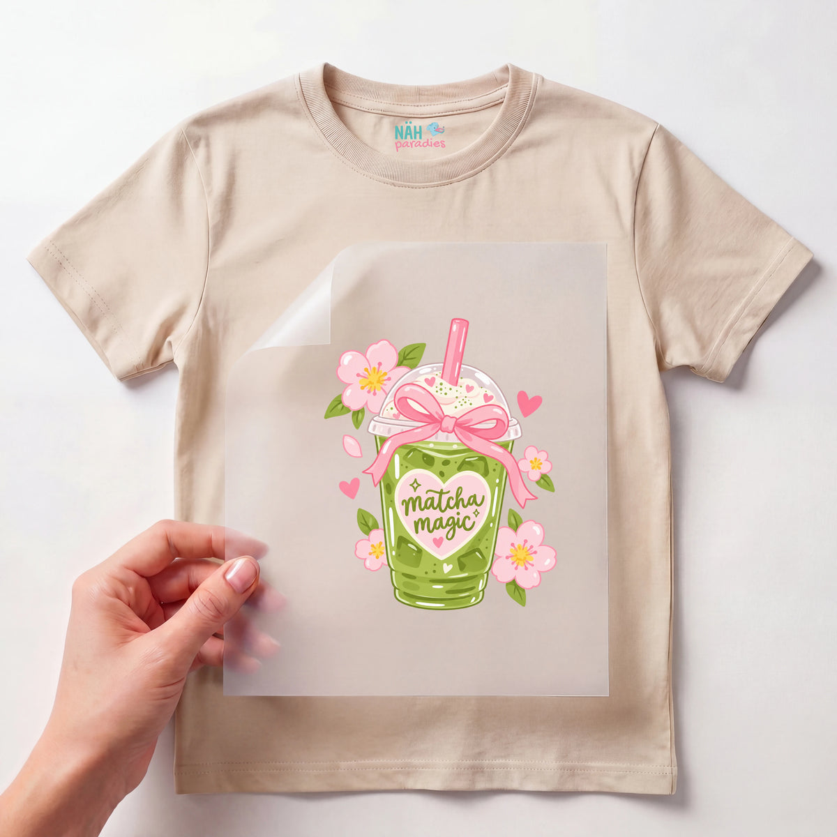 Bügelbild Matcha Magic