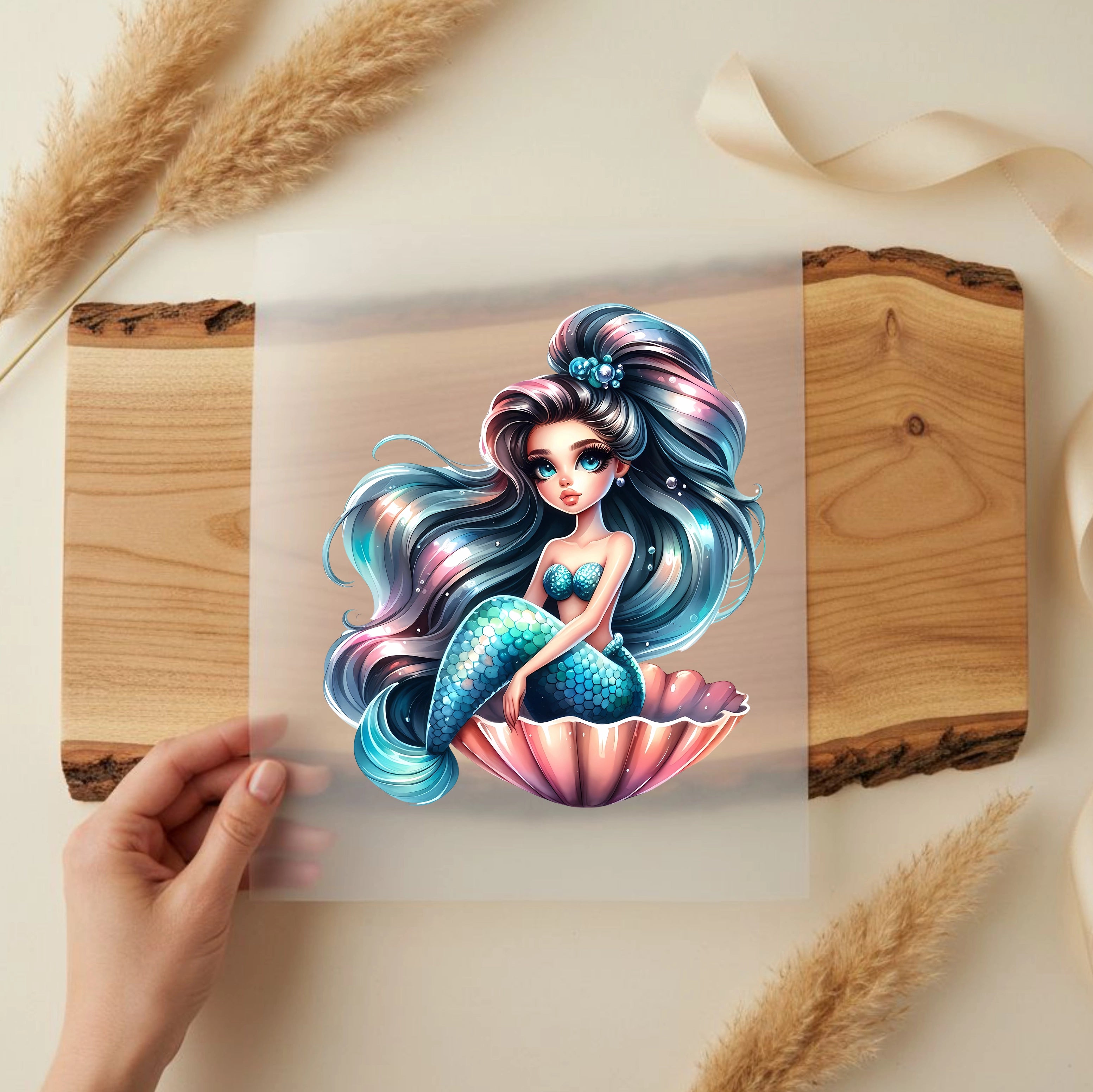 Bügelbild Meerjungfrau Ozeantraum