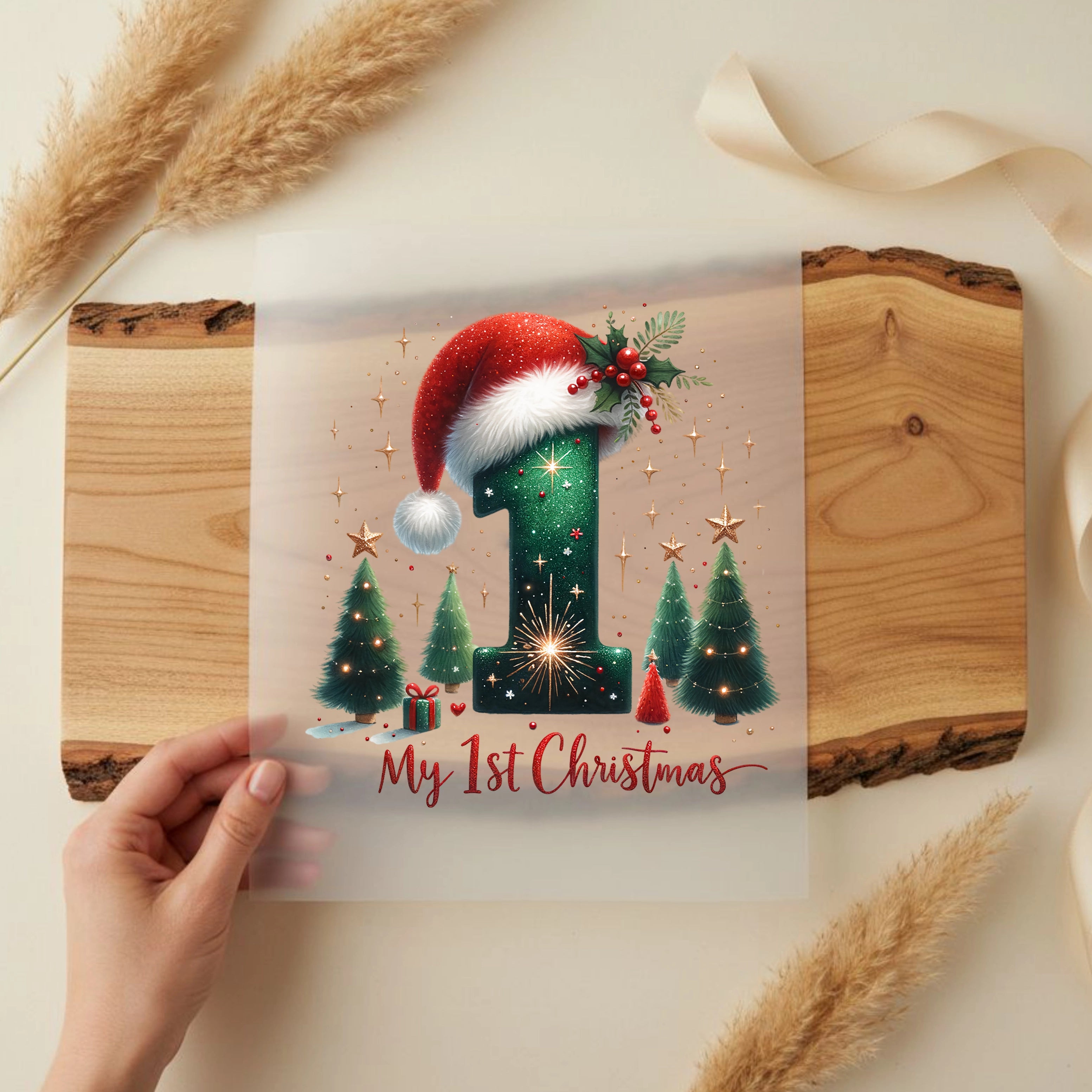 Bügelbild Mein 1. Weihnachten – Tannenzauber