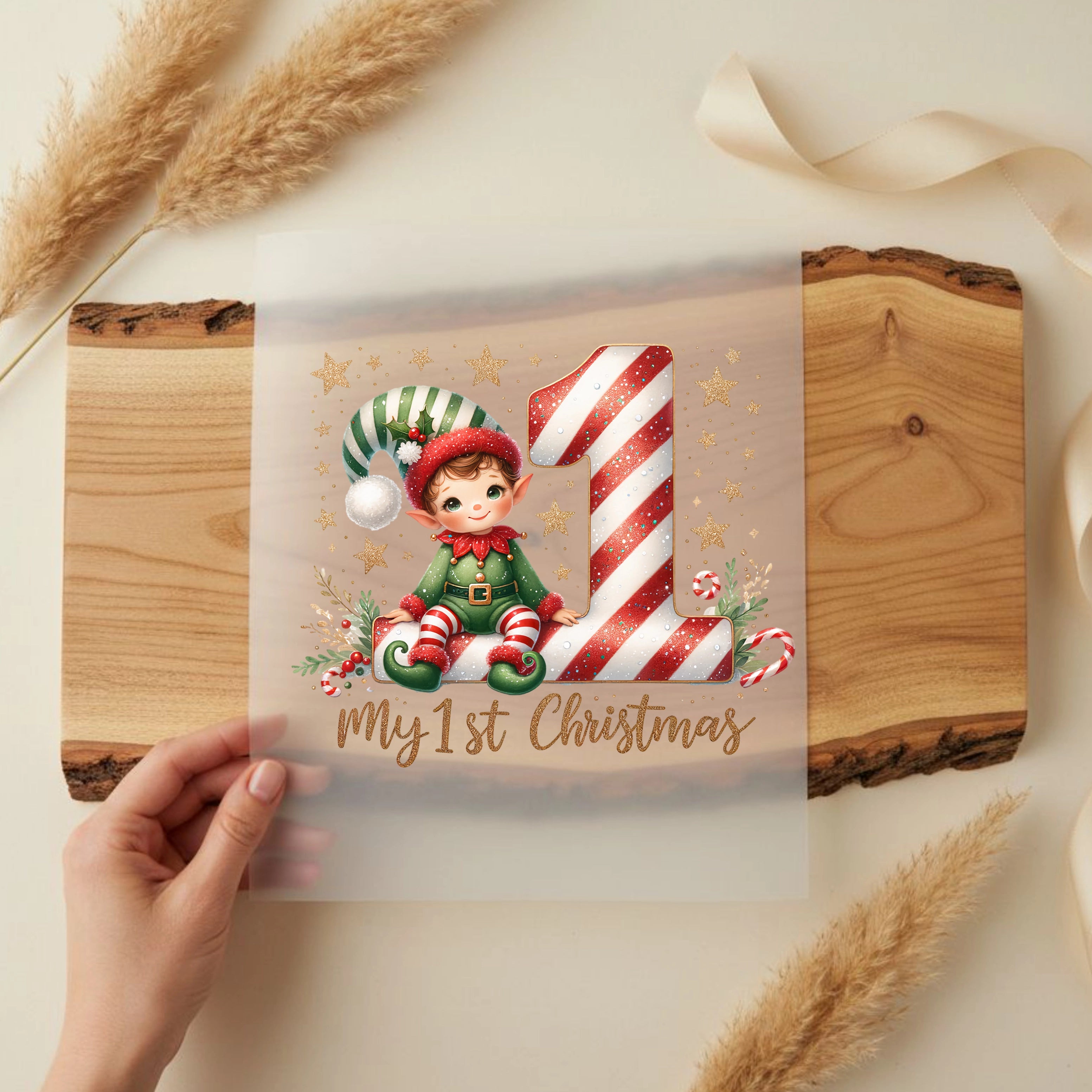 Bügelbild Mein 1. Weihnachten – Weihnachtswichtel