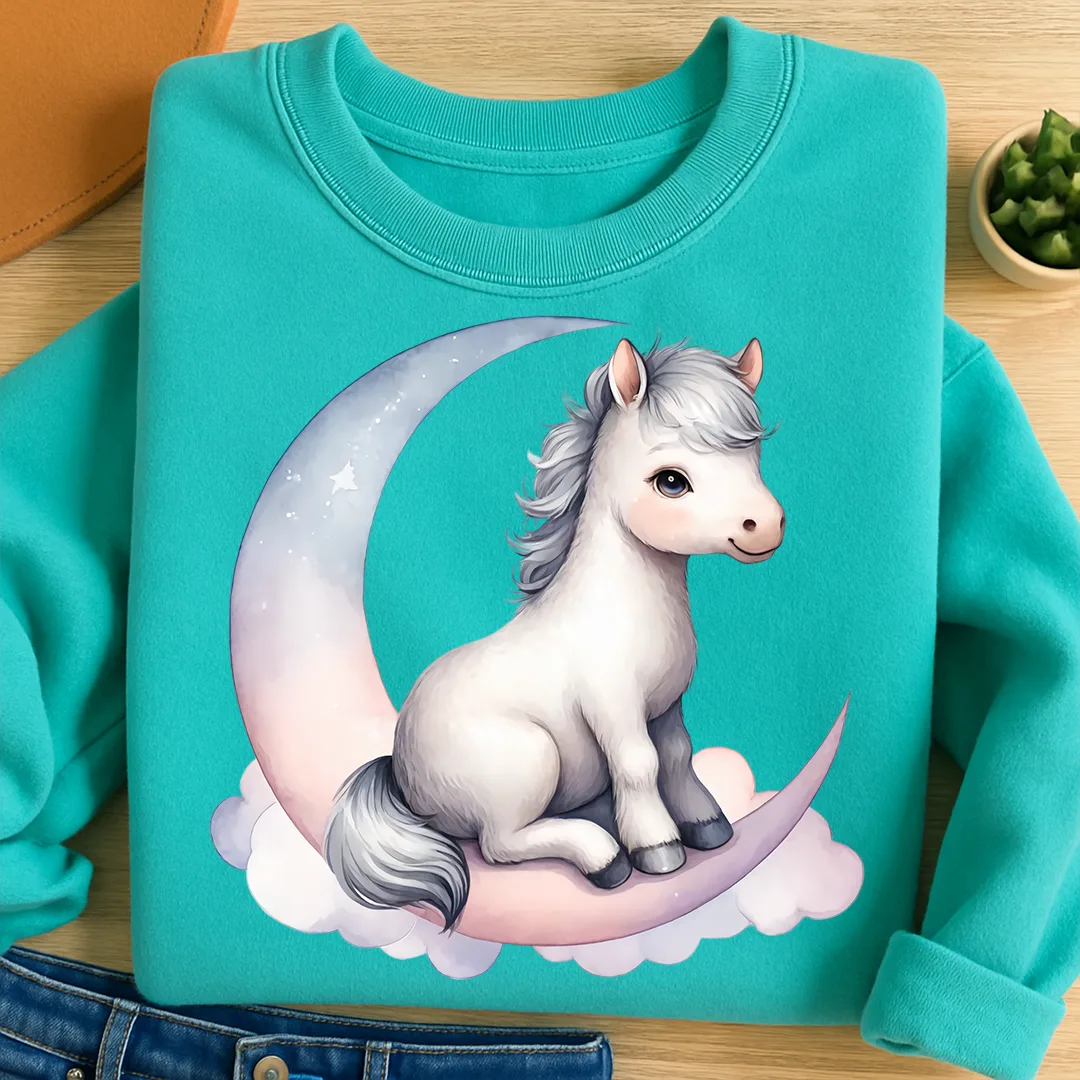 Bügelbild Mondpony Träumerei