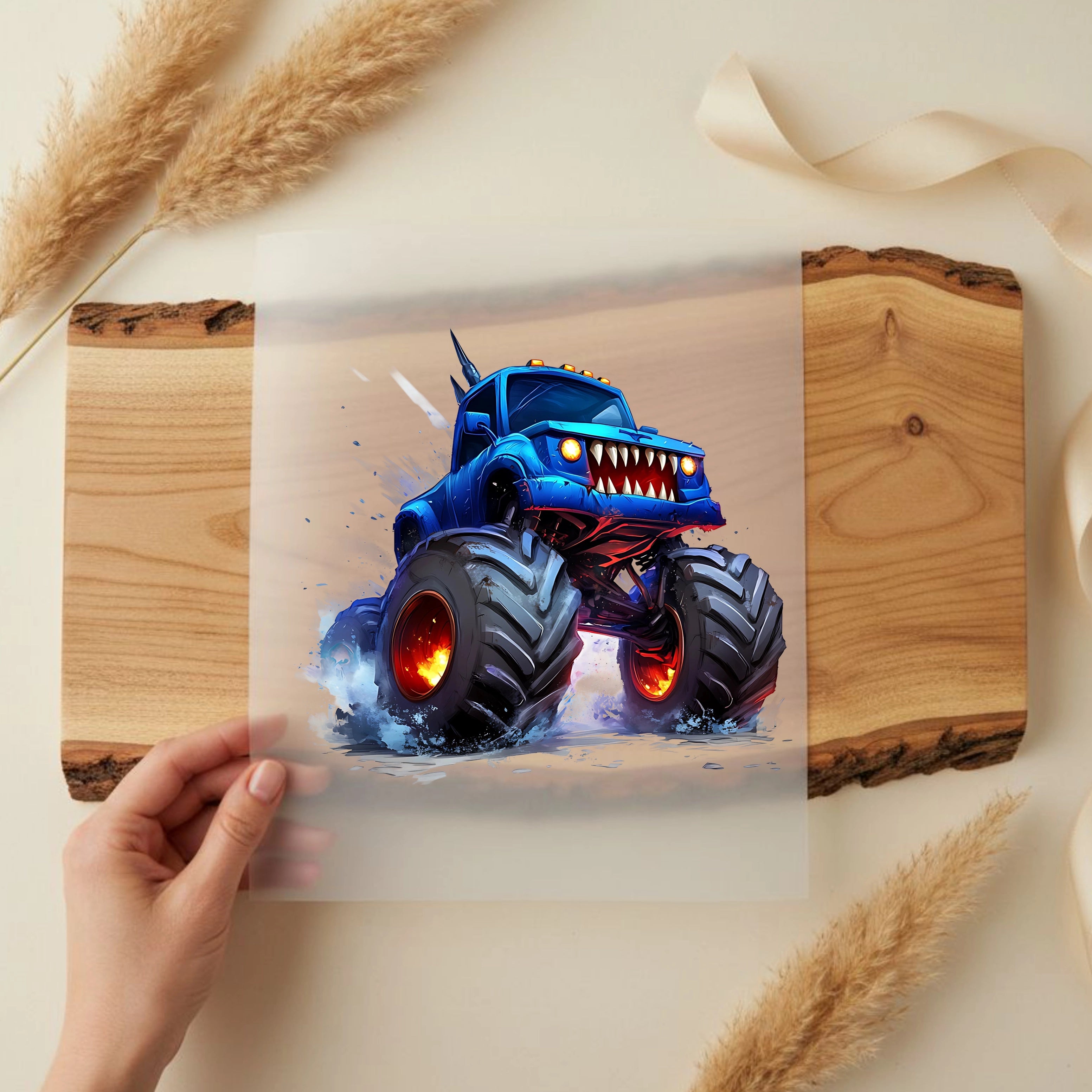 Bügelbild Monstertruck Icefire