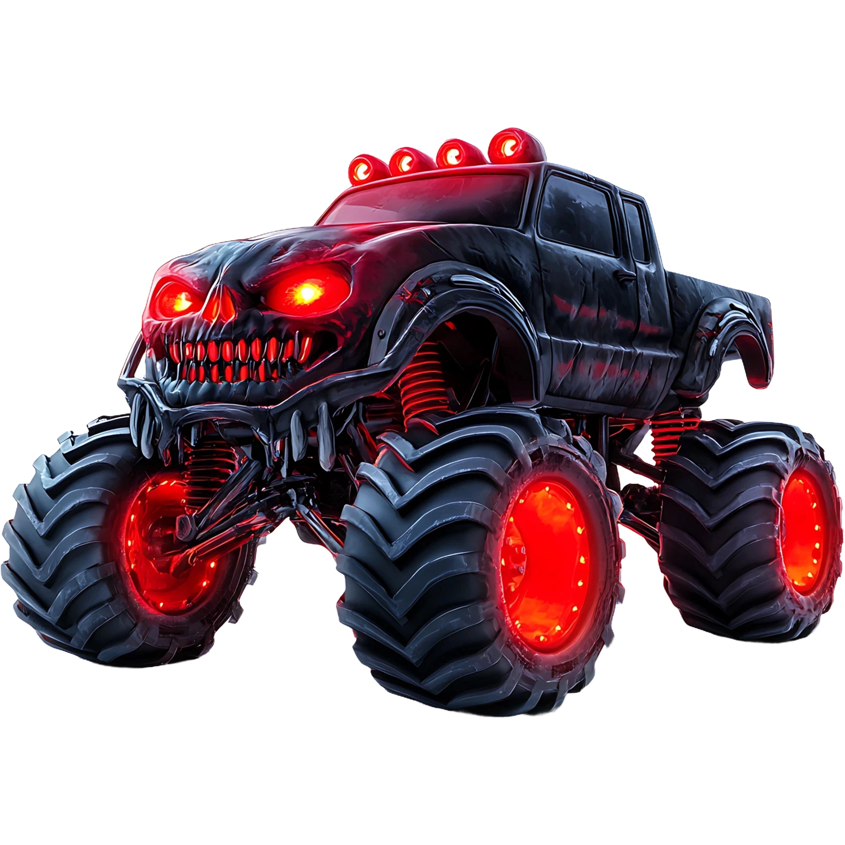 Bügelbild Monstertruck Skullride