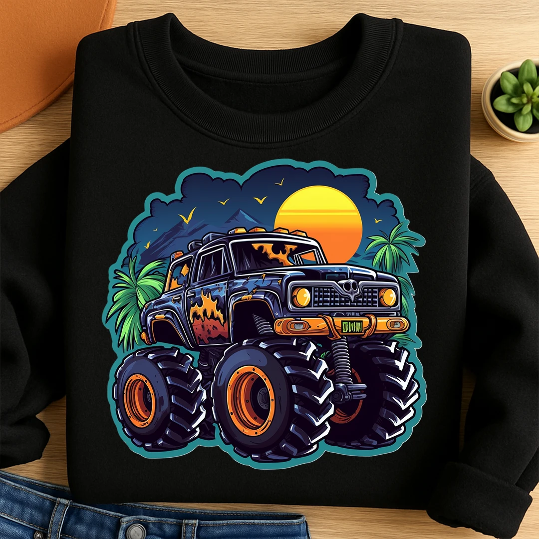 Bügelbild Monstertruck Sunny Destroyer
