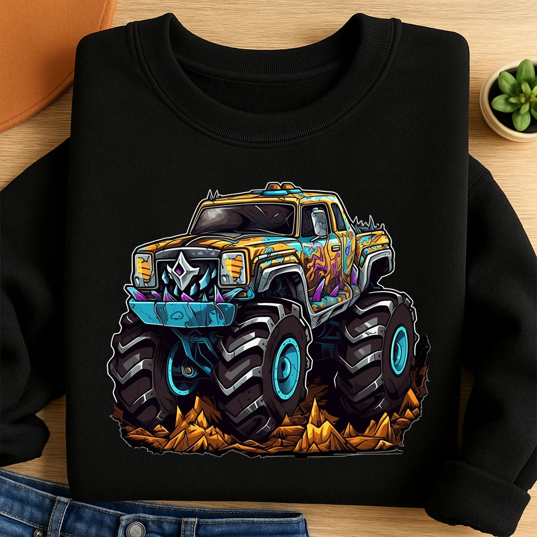 Bügelbild Monstertruck Titan Crusher