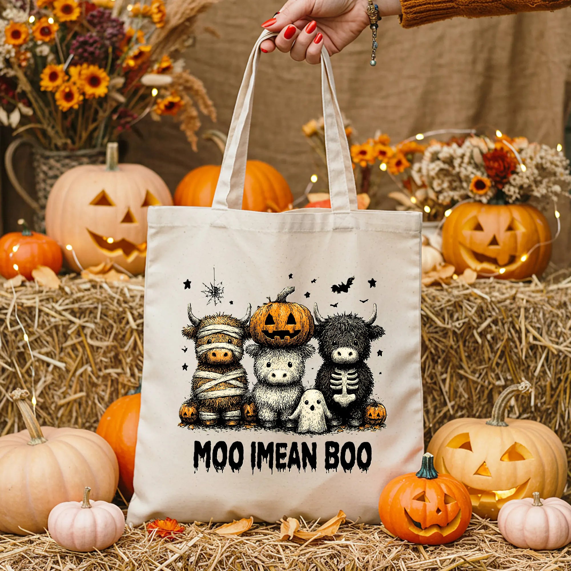Bügelbild Moo-i-mean-Boo Kühe