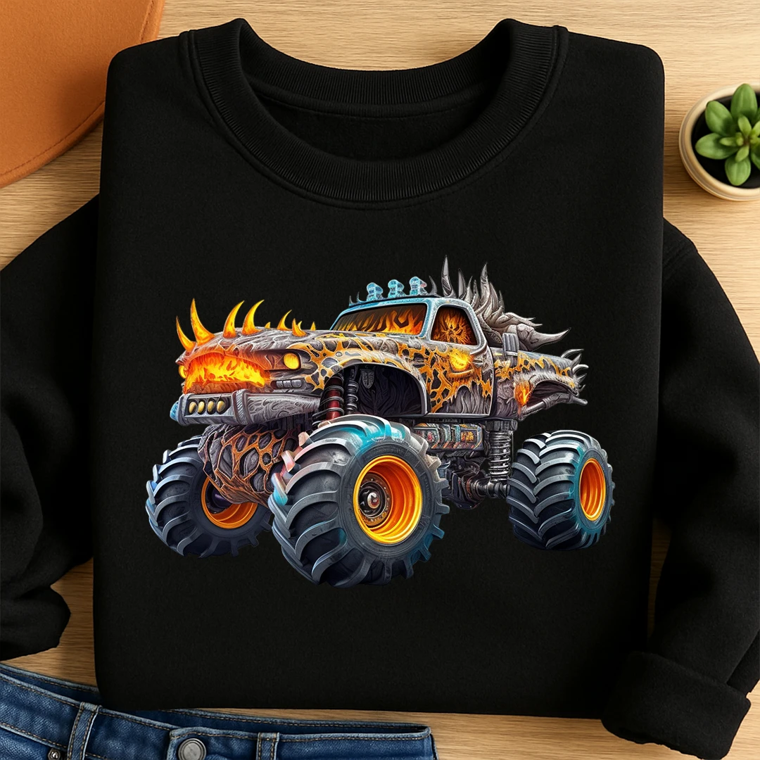 Bügelbild Monstertruck Inferno