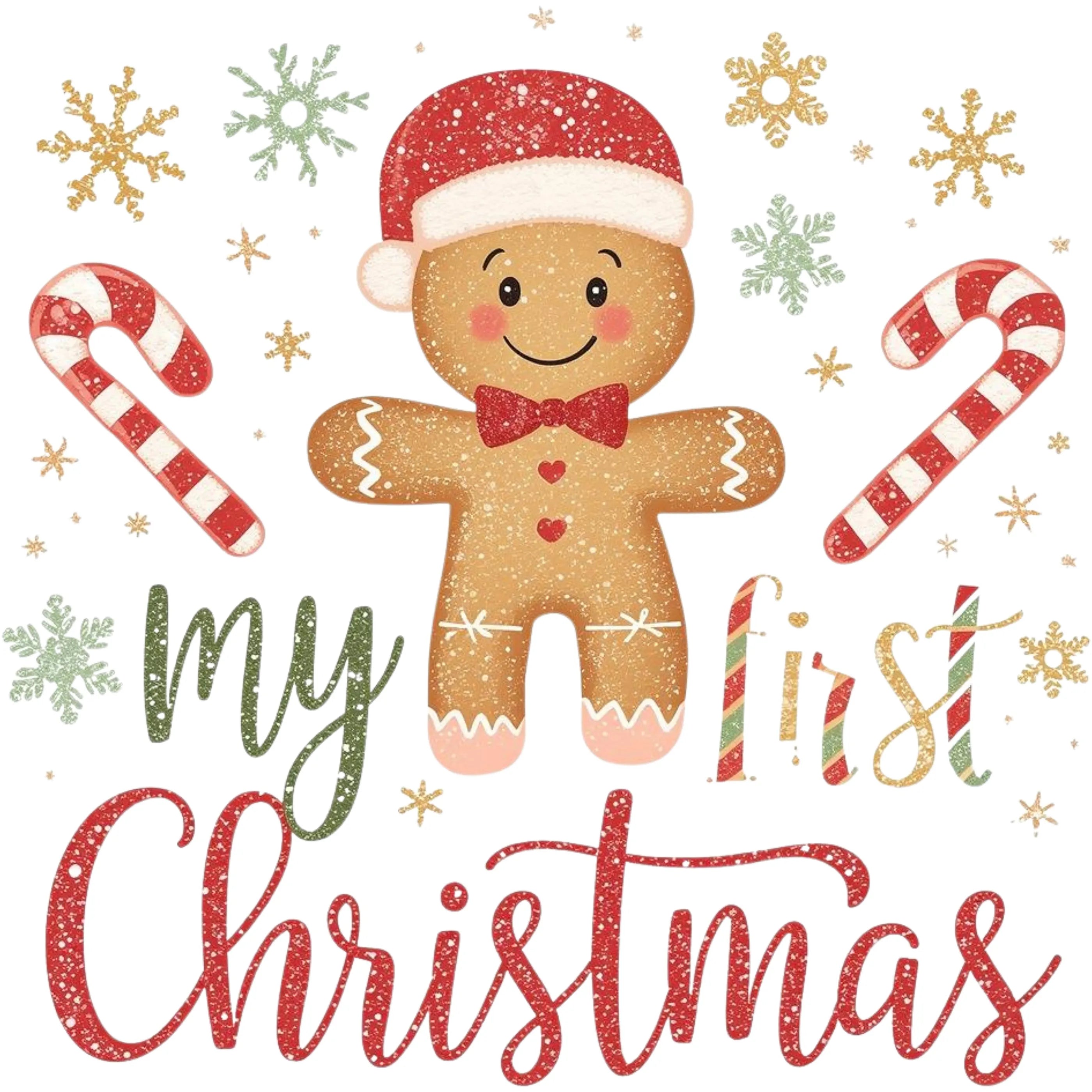 Bügelbild my first Christmas