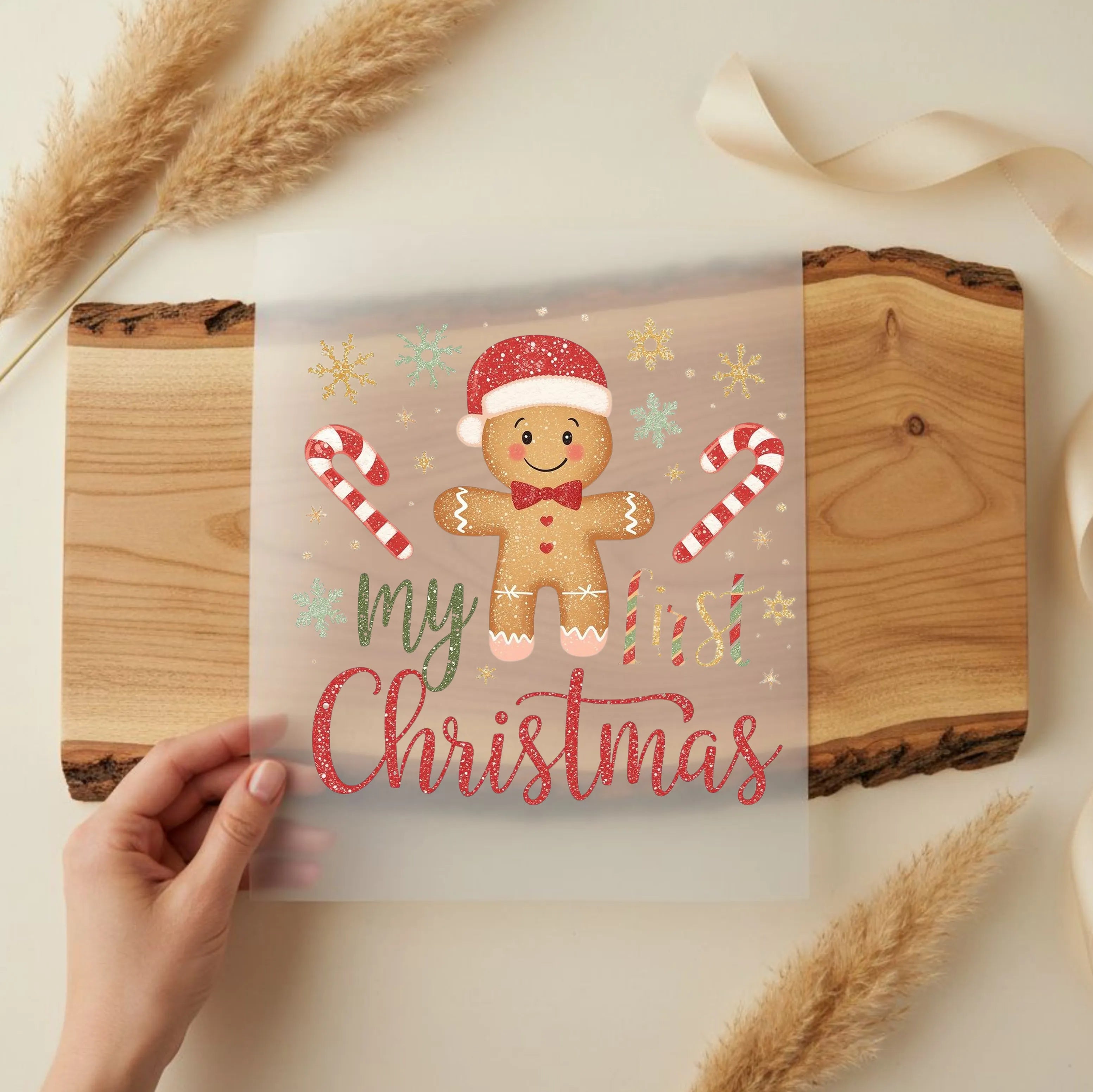 Bügelbild my first Christmas