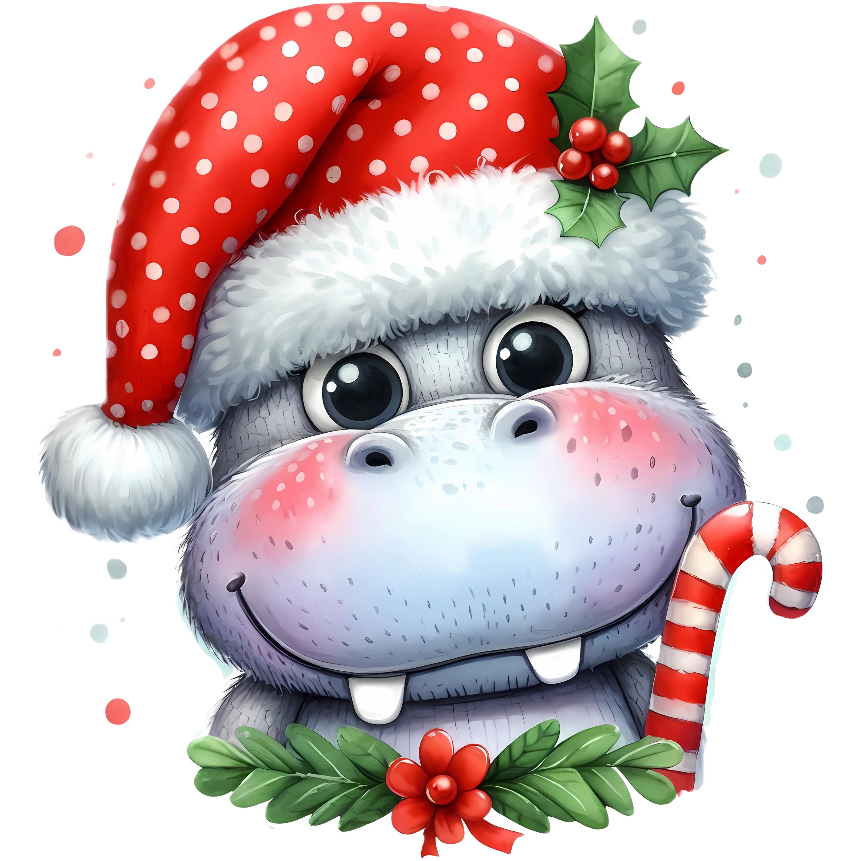 Bügelbild Nilpferd Candyjoy