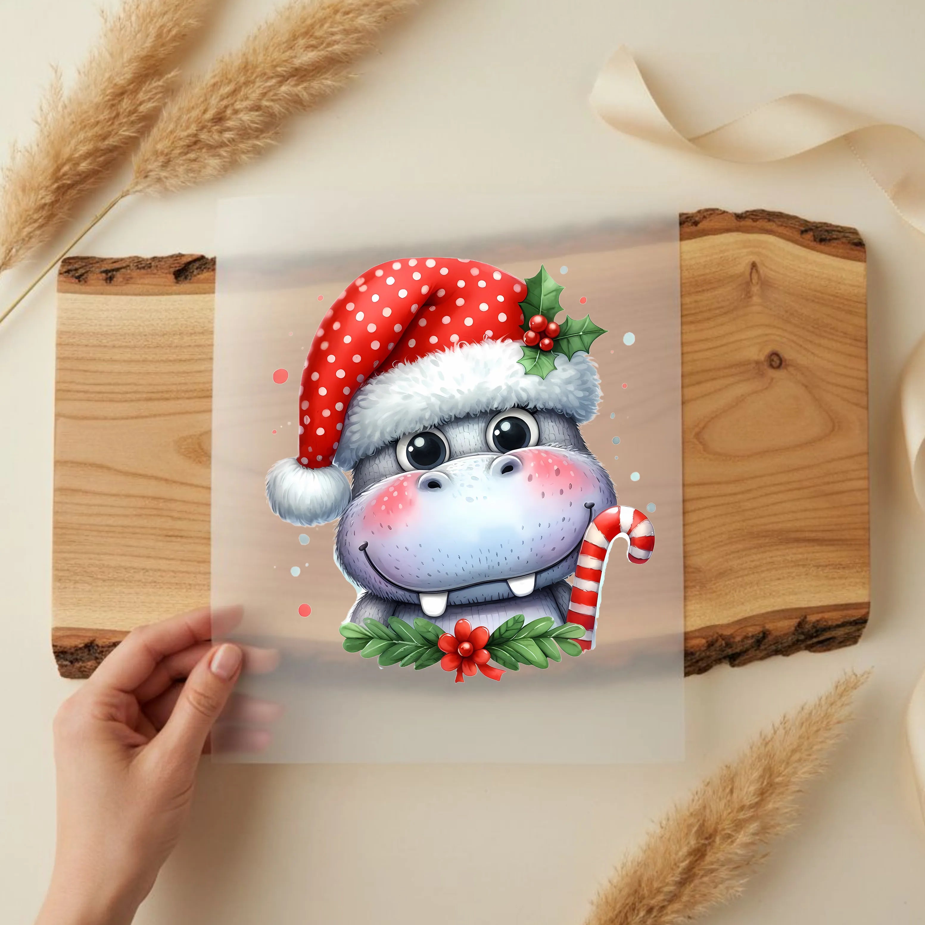 Bügelbild Nilpferd Candyjoy