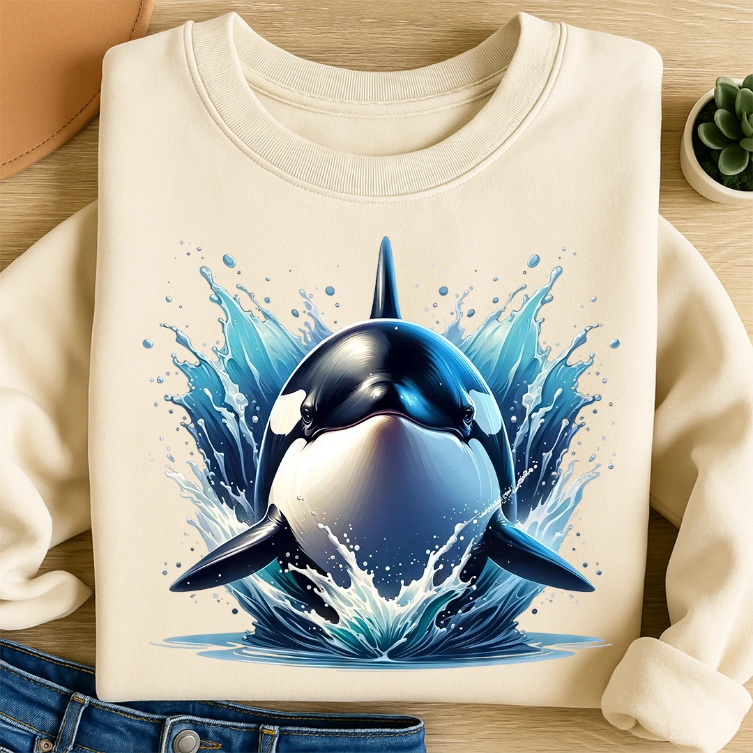 Bügelbild Orca Nalu König der Ozeane