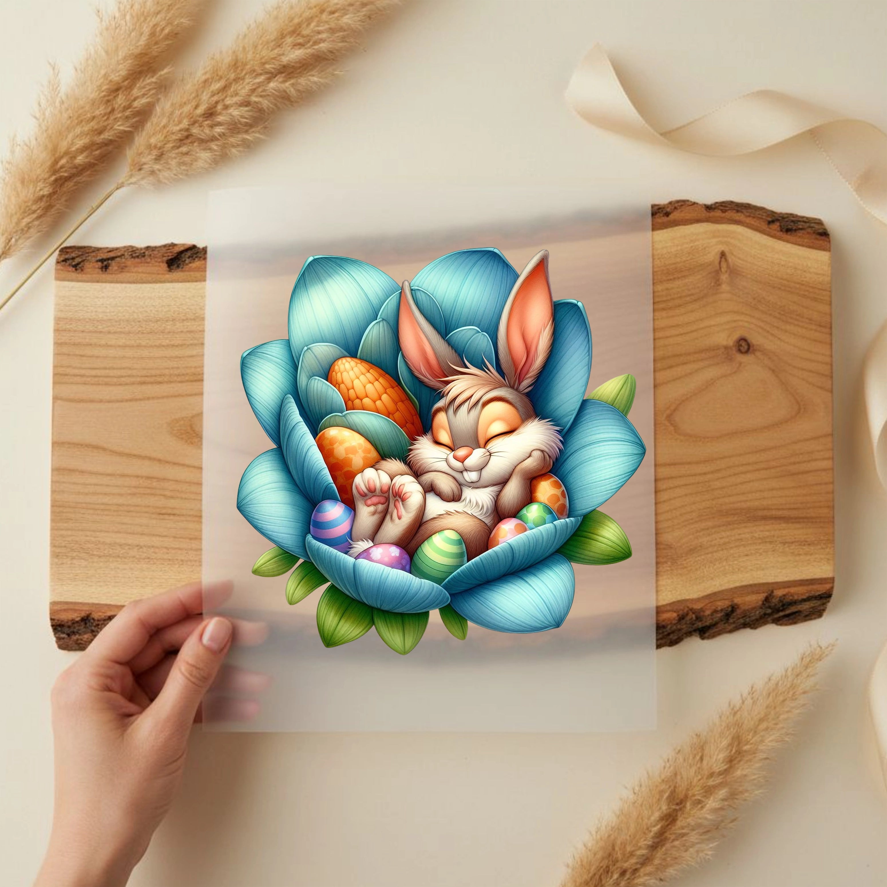 Bügelbild Schlummerhasi