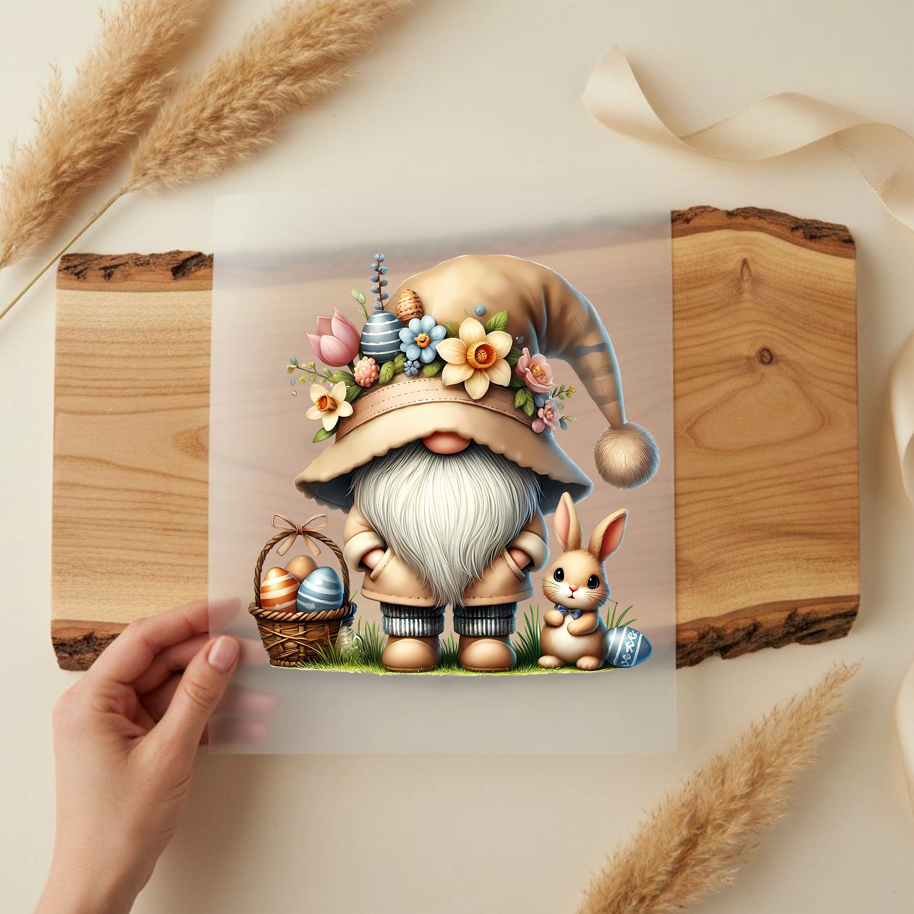 Bügelbild Osterwichtel Frühlingsfreund Silas