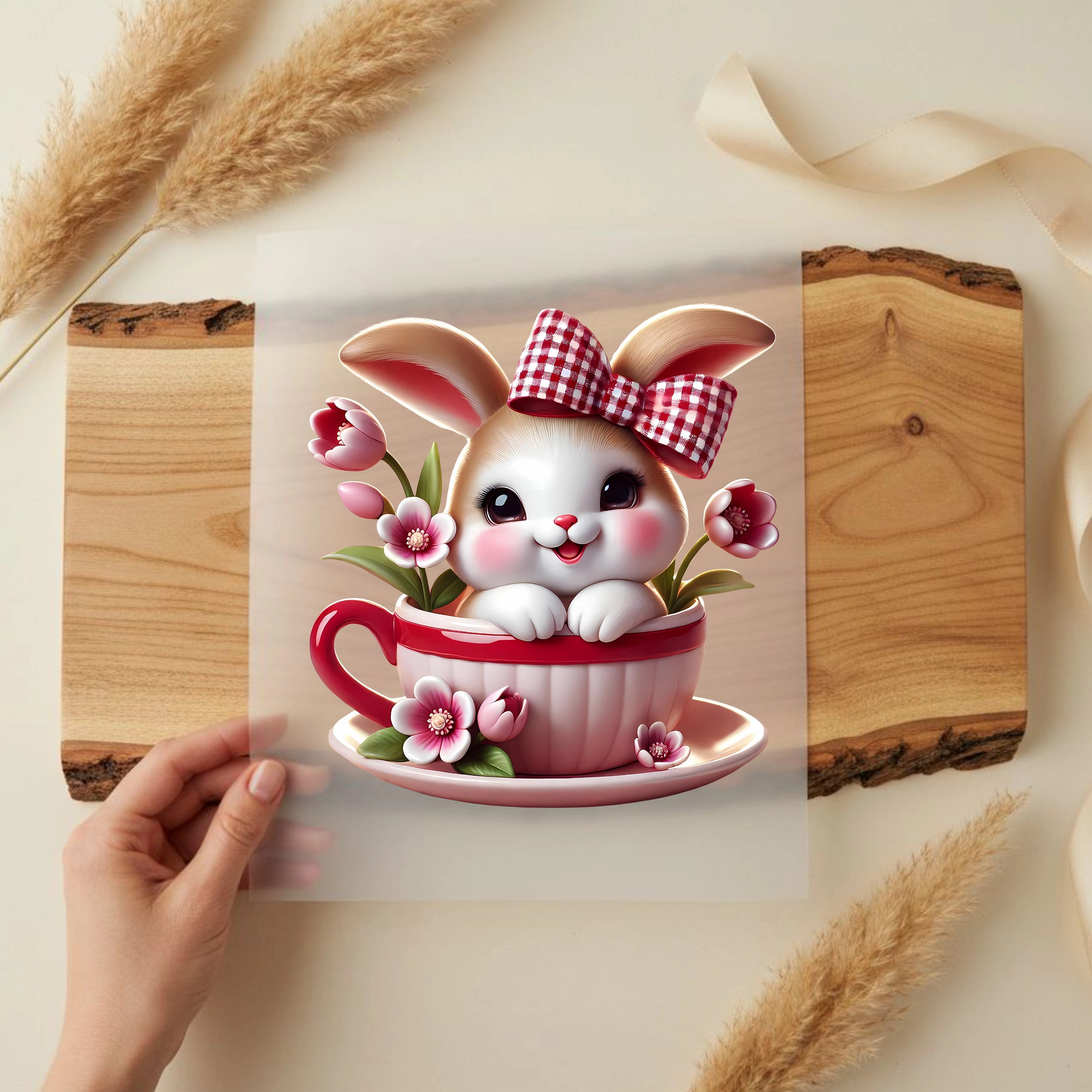 BügelbildTeezeit Häschen