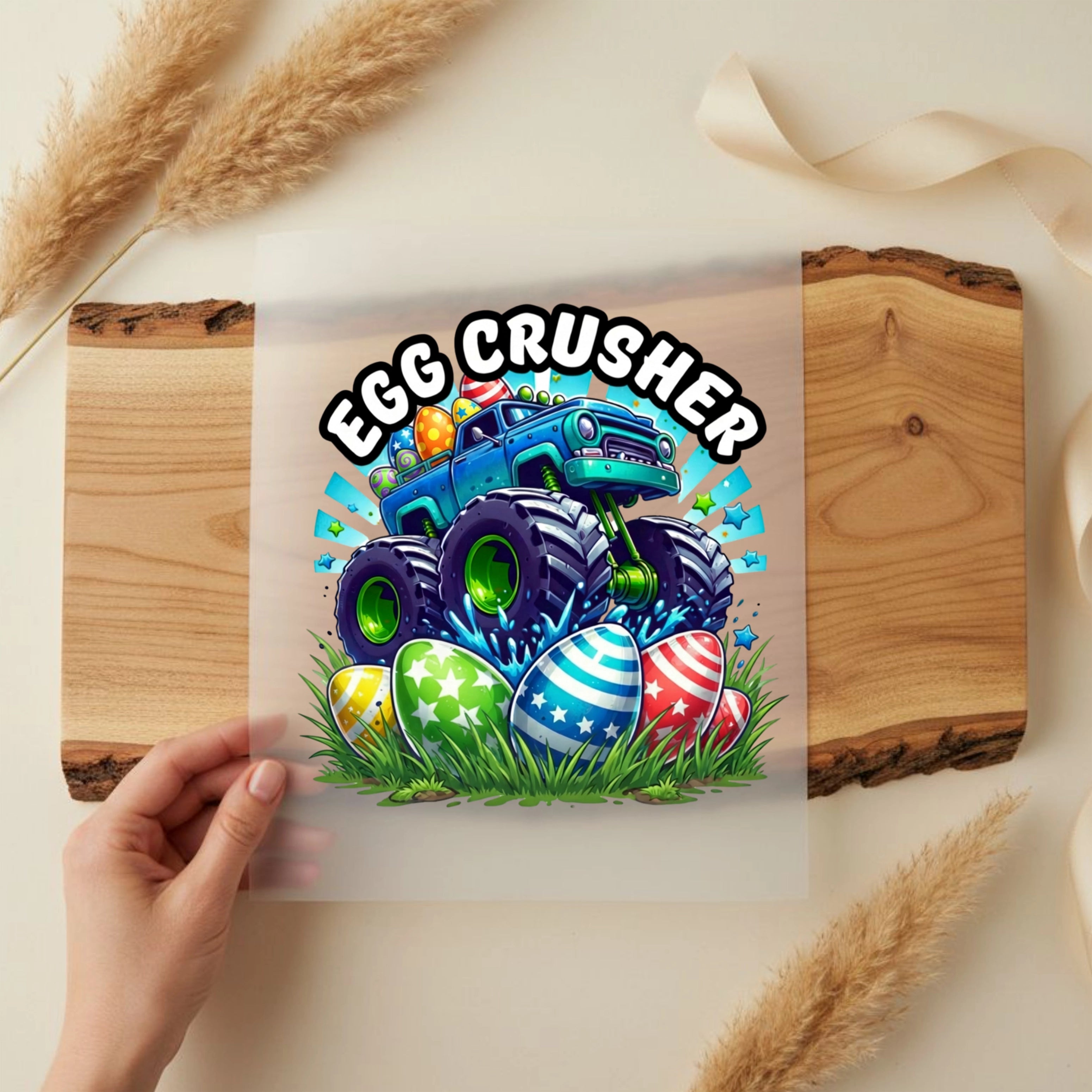 Bügelbild Egg Crusher