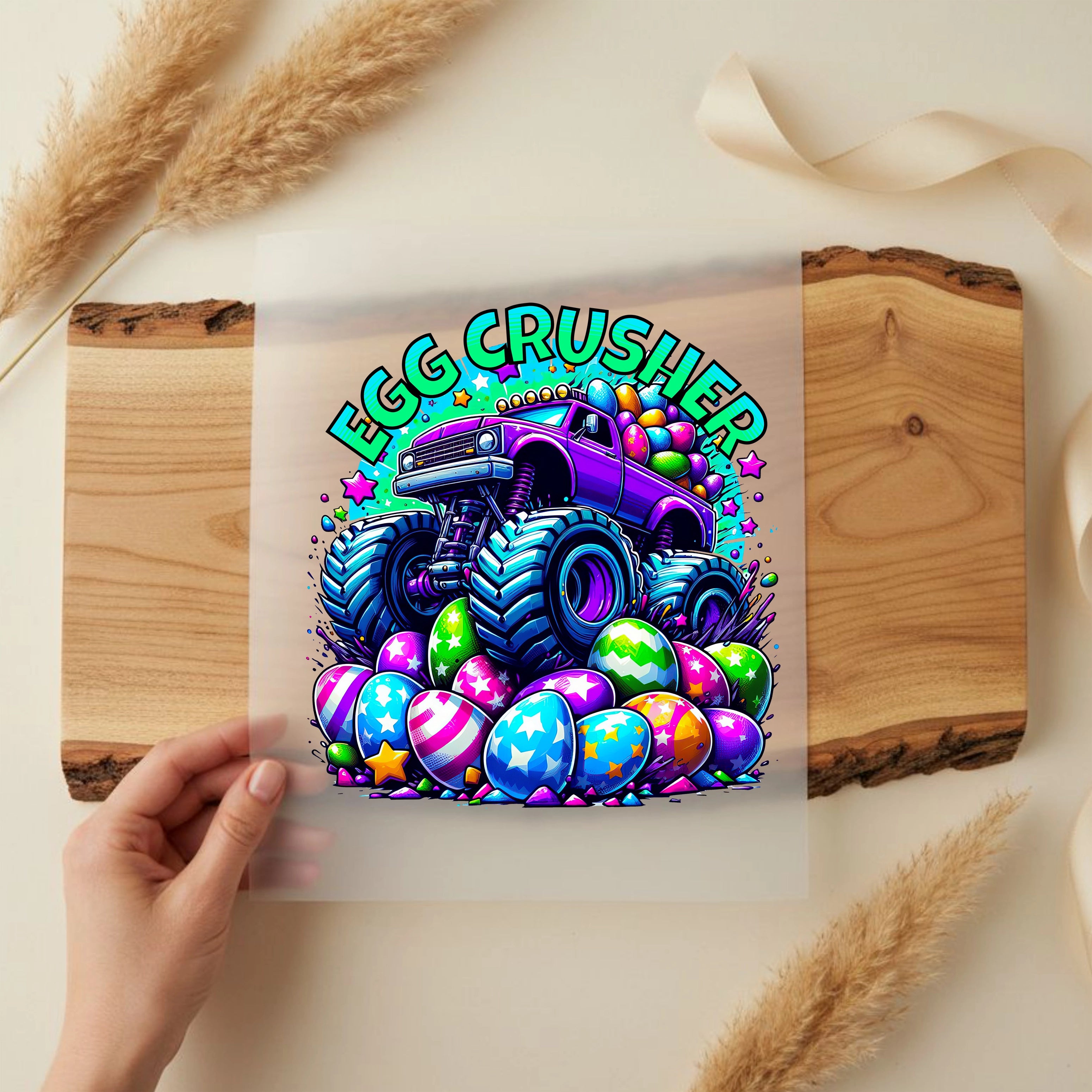 Bügelbild Egg Crusher