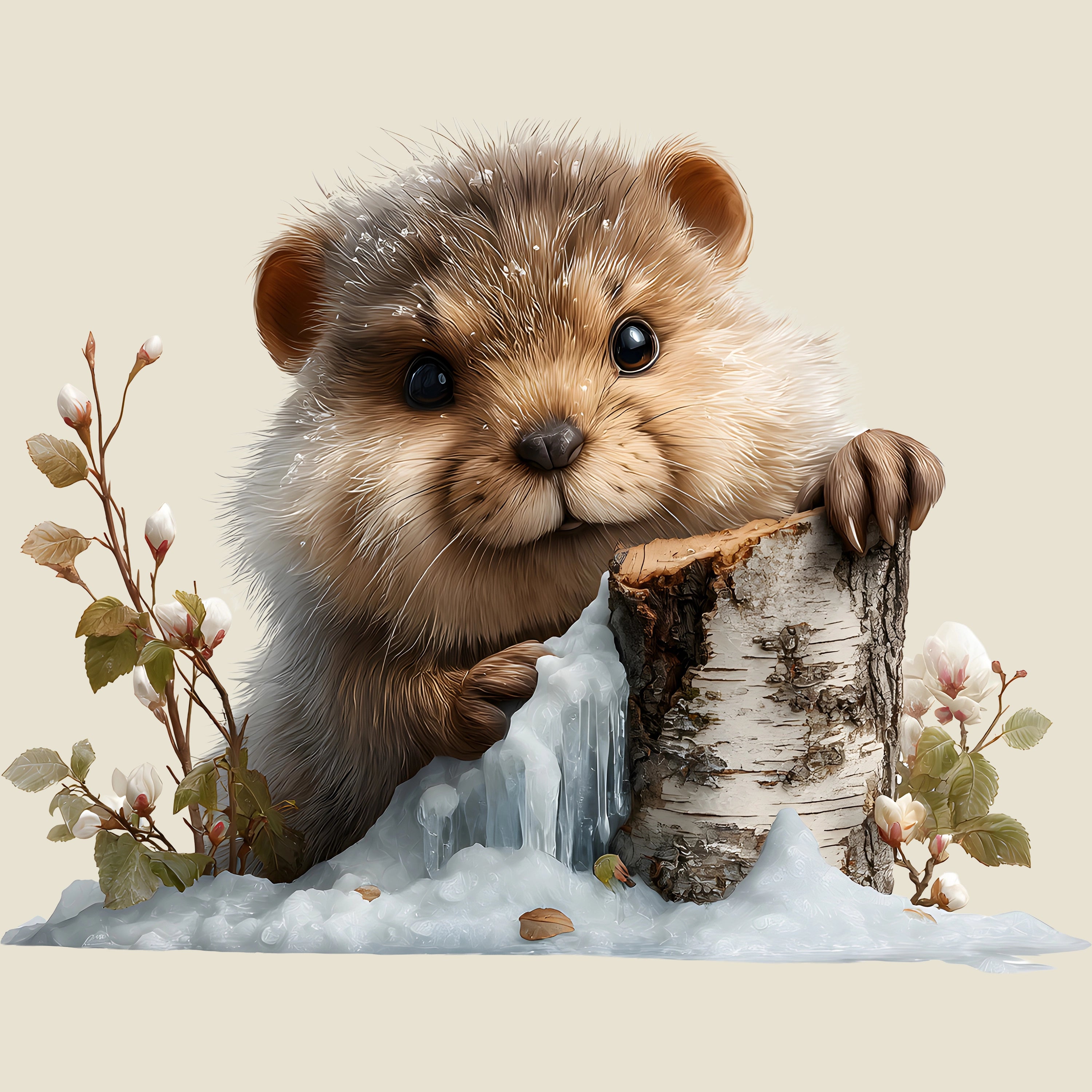 Bügelbild Otter Oskar