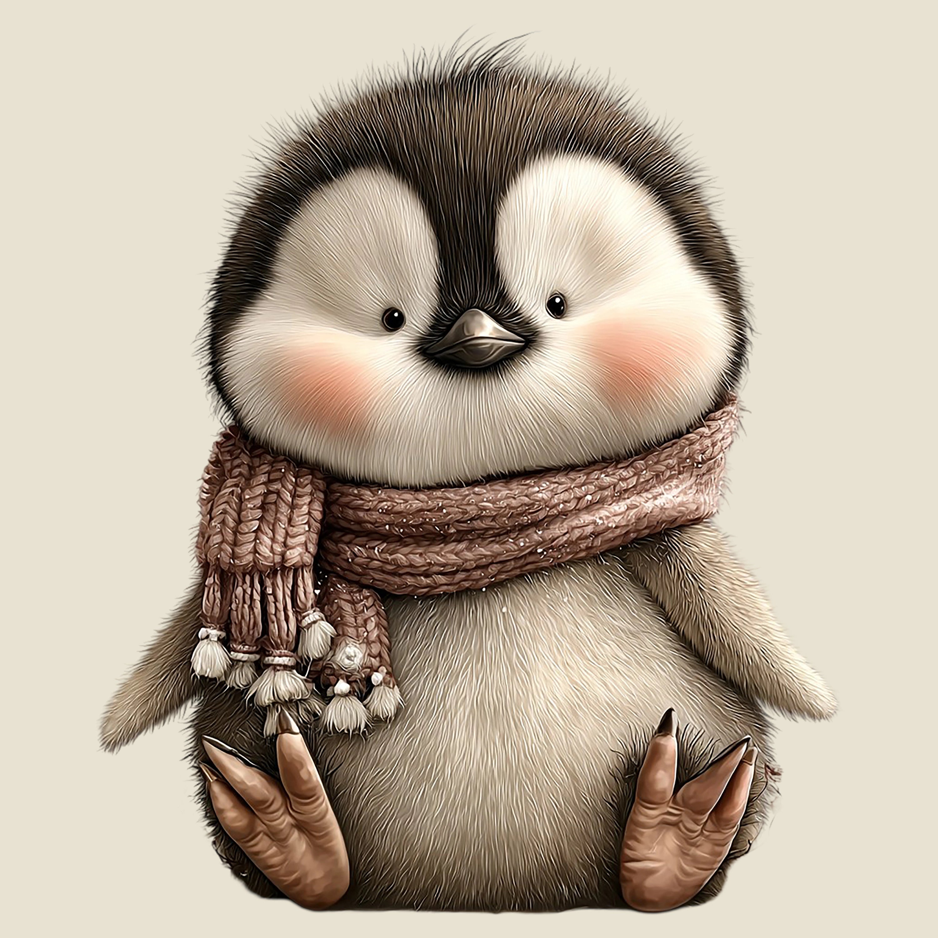 Bügelbild Pinguin Jamie