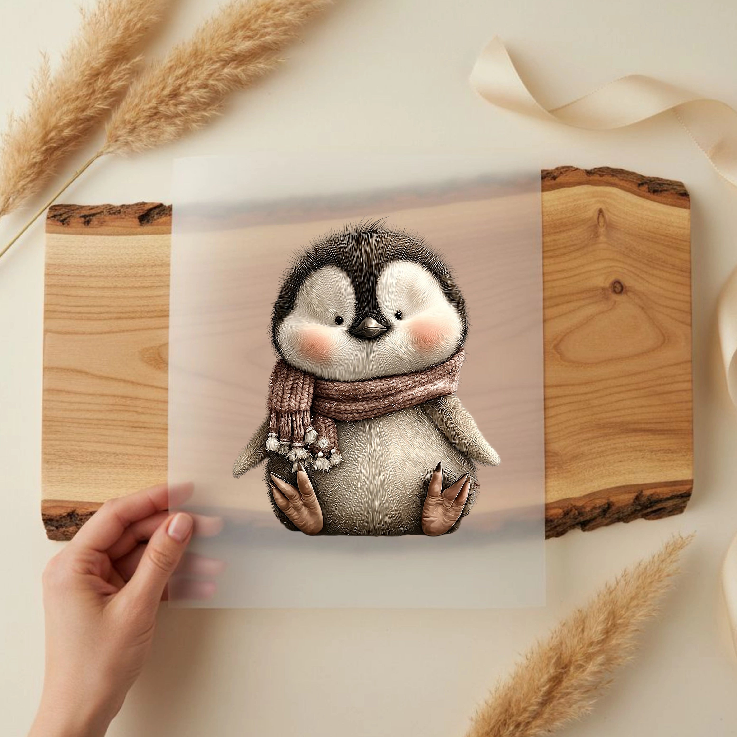 Bügelbild Pinguin Jamie