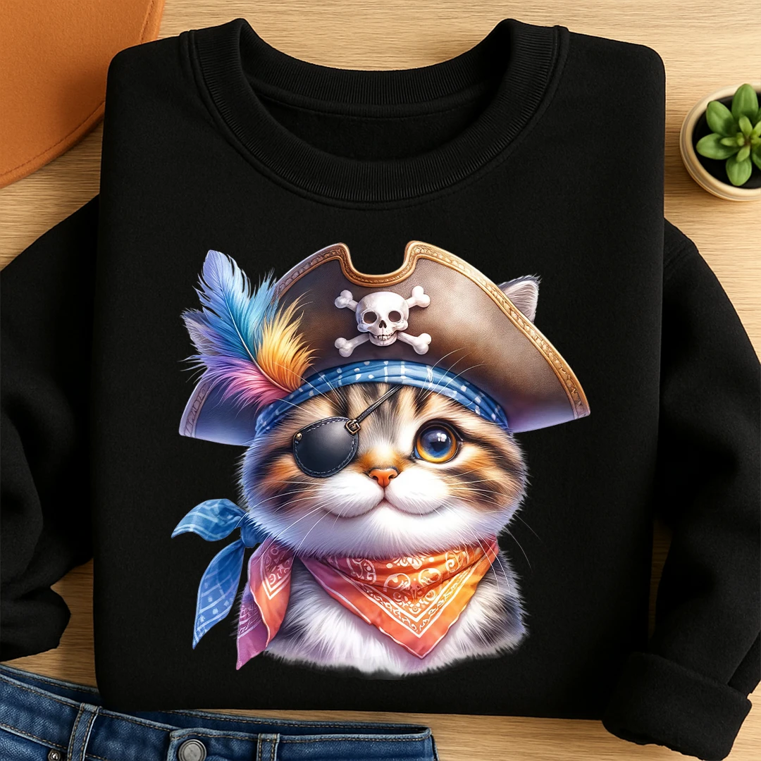 Bügelbild Piratenkatze Coco