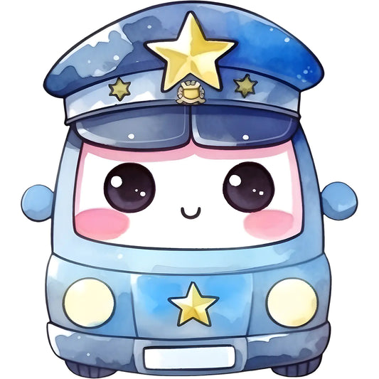 buegelbild-polizei-baby-auto