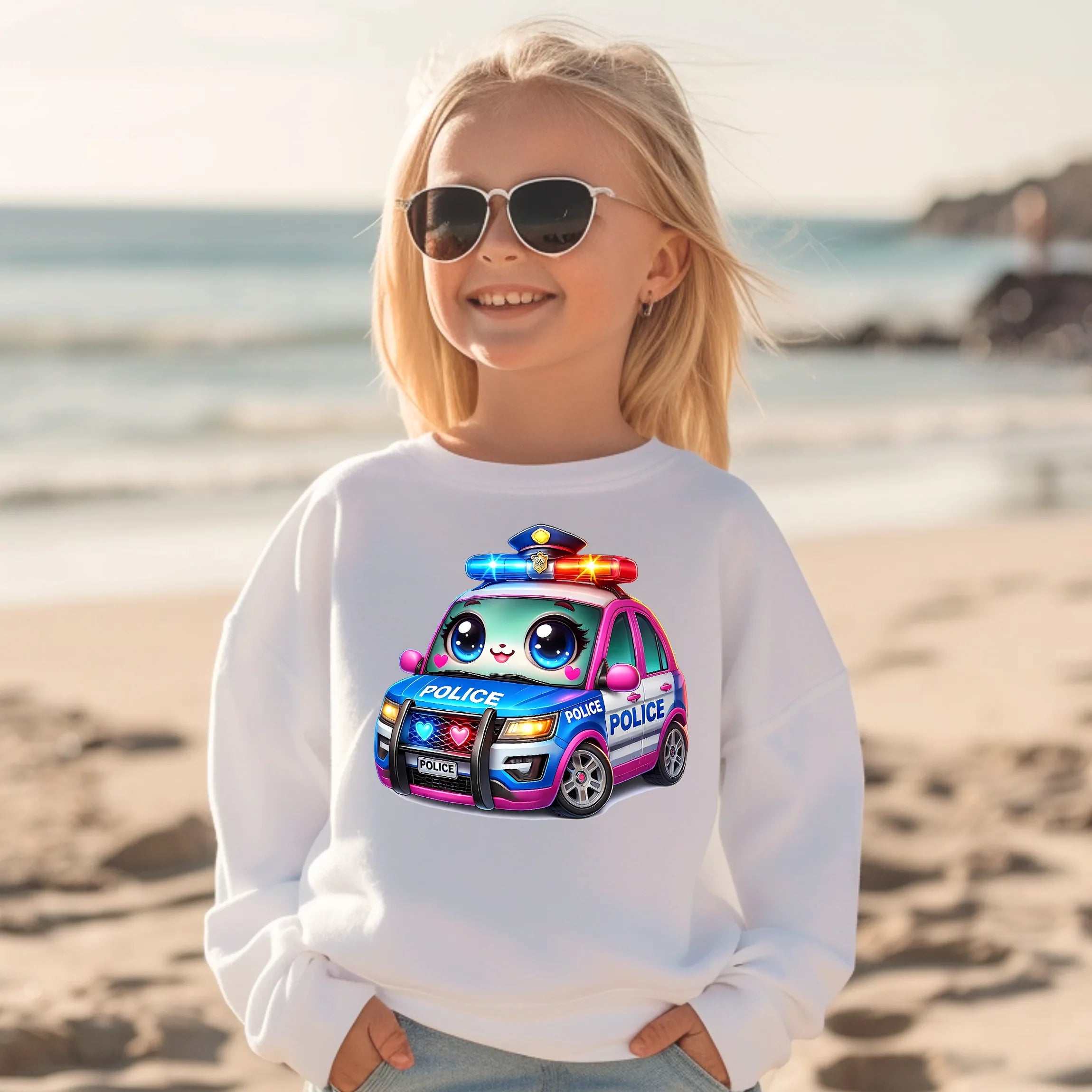 Bügelbild Polizei Miss Sirene - S