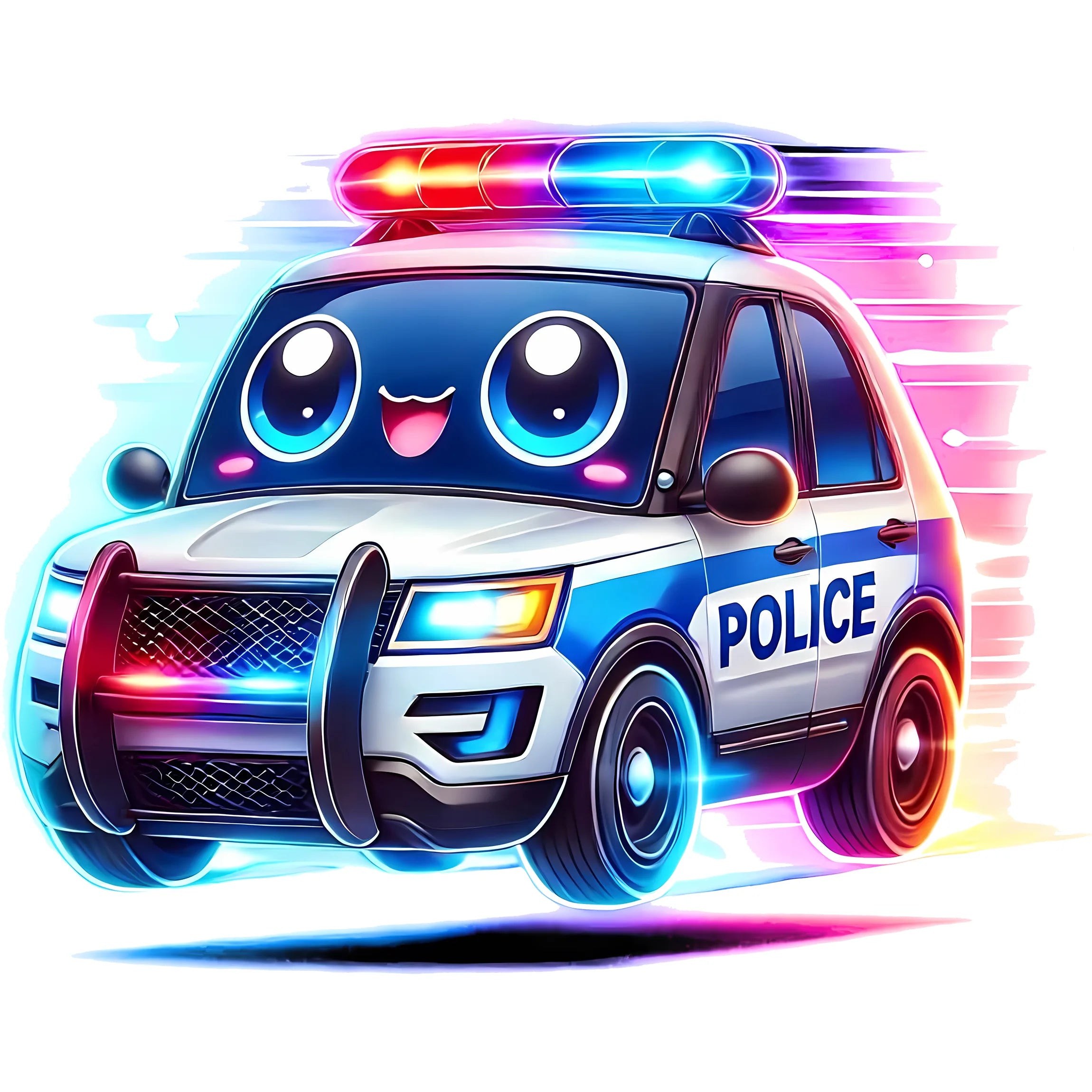 Bügelbild Polizei Streifenstar - S