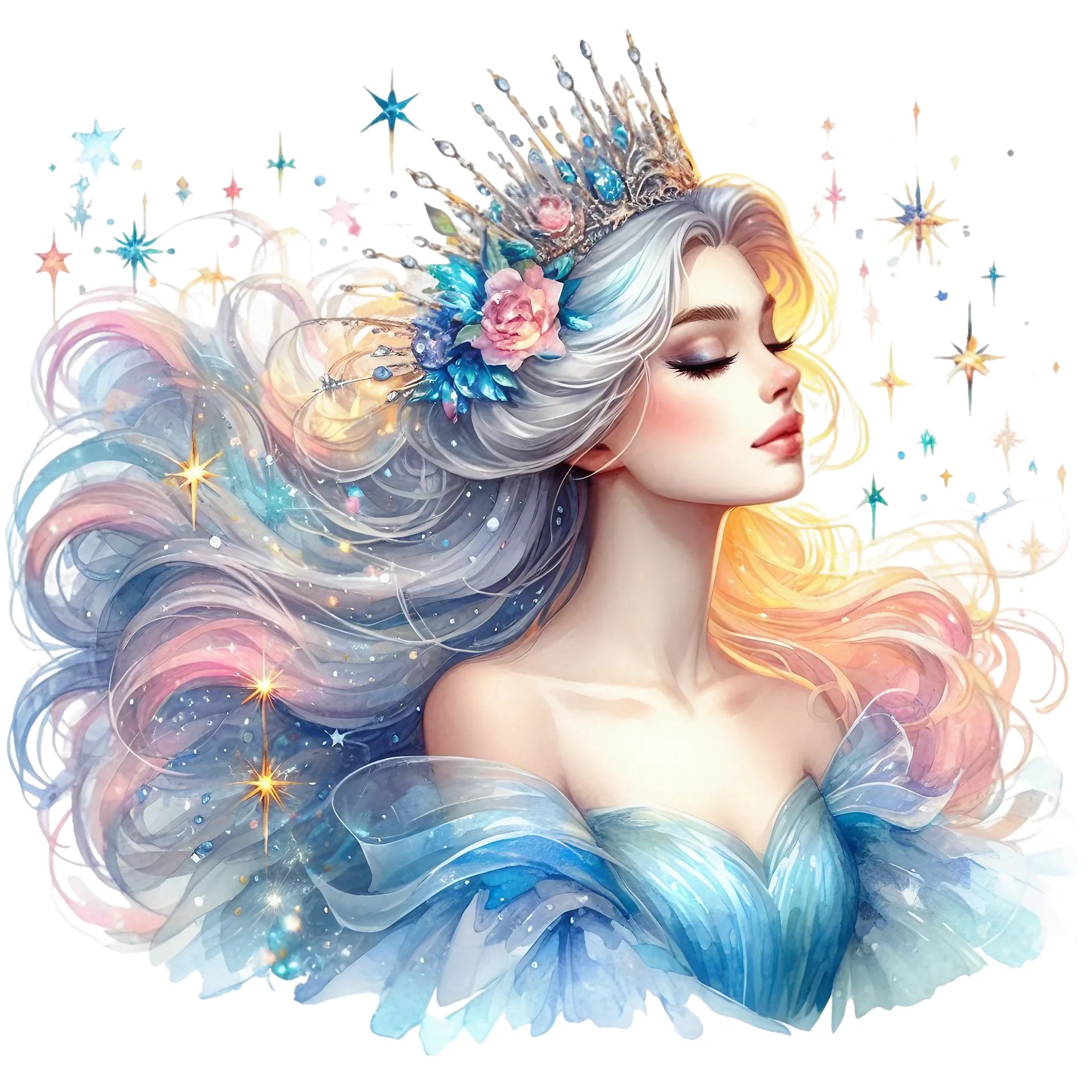 Bügelbild Prinzessin Glanzherz - S