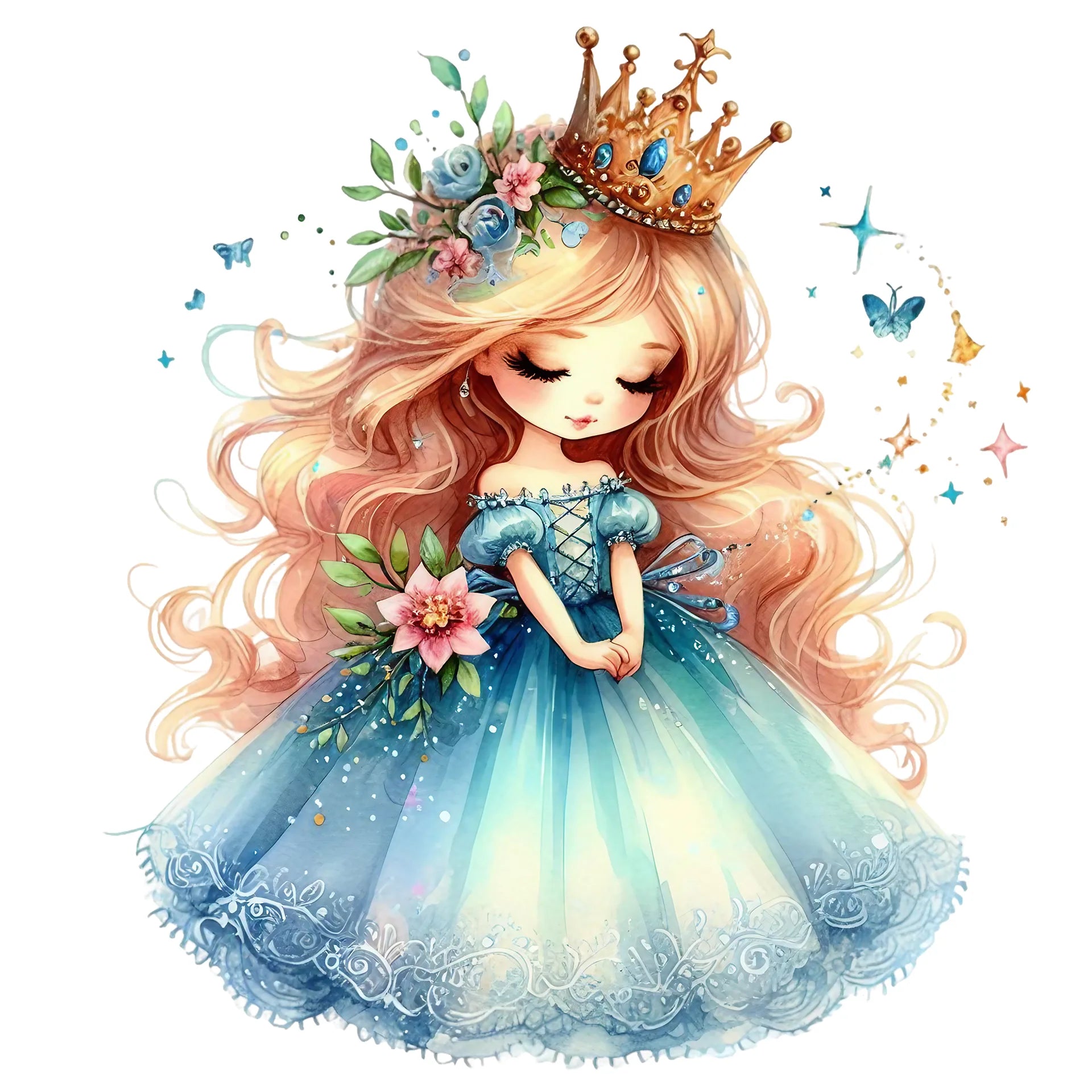 Bügelbild Prinzessin Märchenpracht - S
