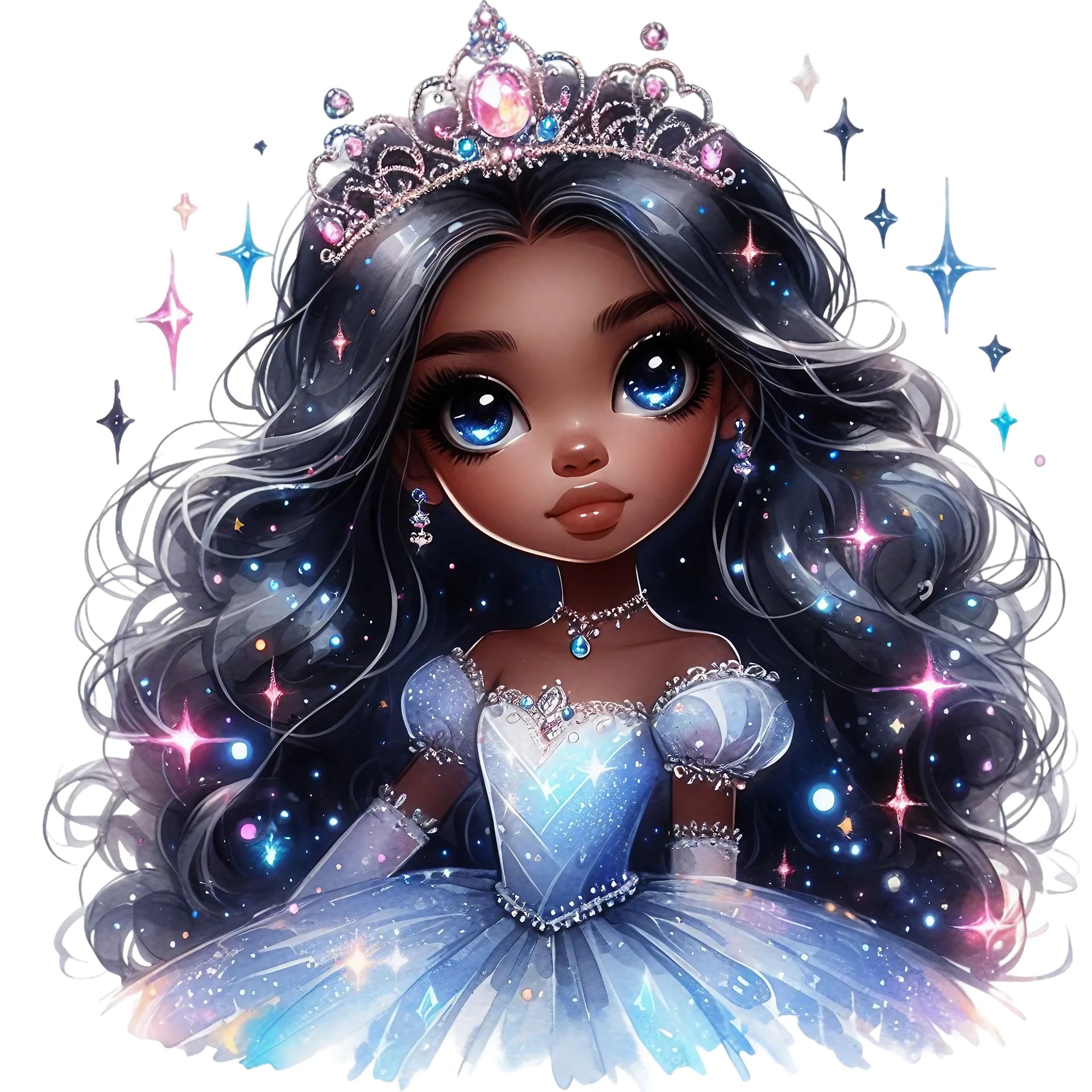 Bügelbild Prinzessin Traumkristall - S