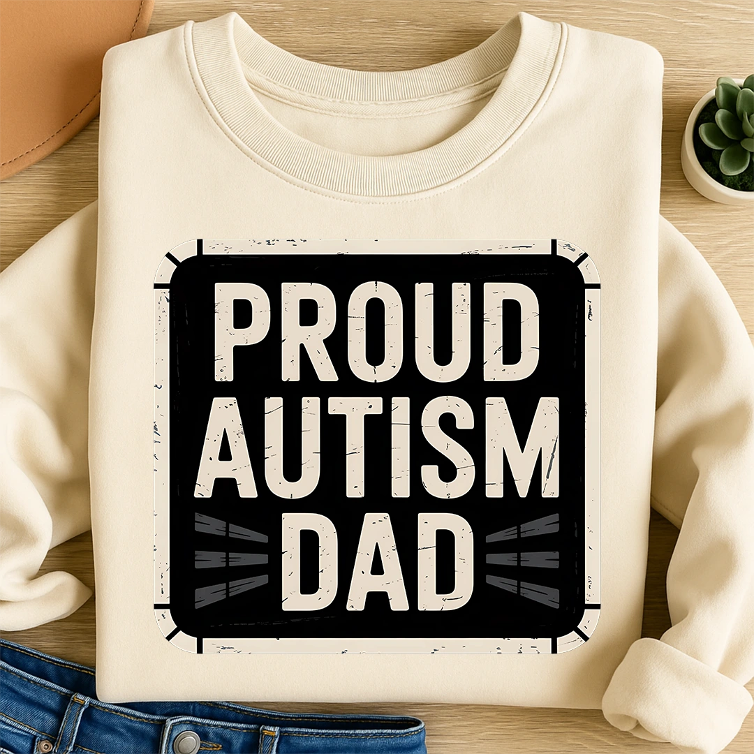 Bügelbild Proud Autism Dad
