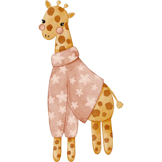 buegelbild-pyjama-party-giraffe