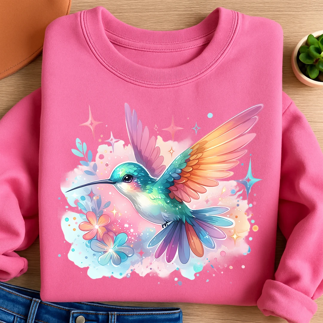 Bügelbild Regenbogenkolibri