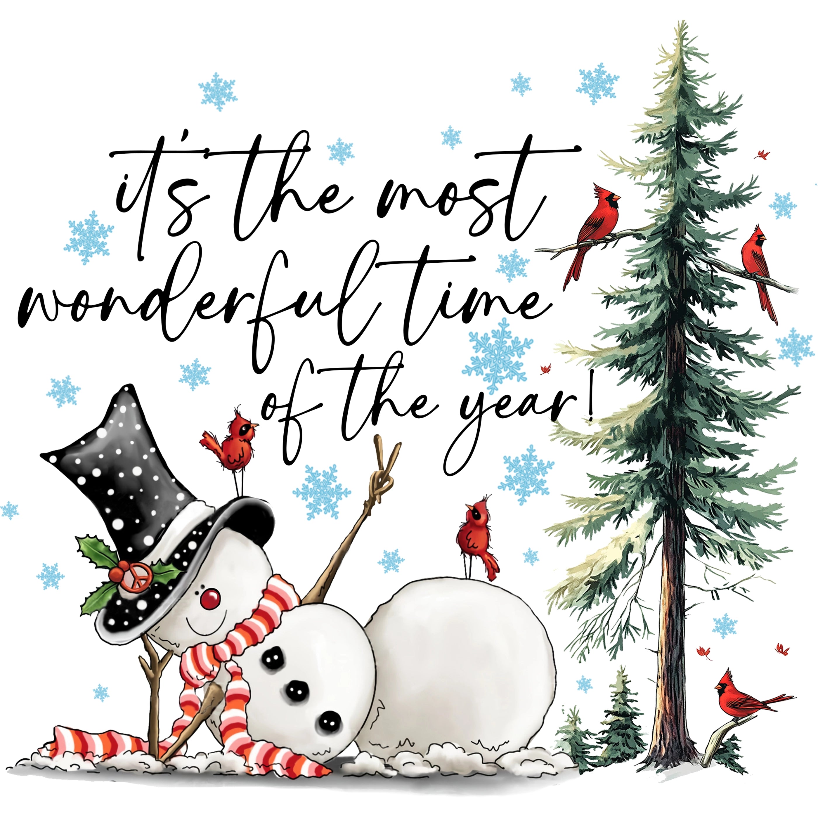 Bügelbild Relax Schneemann Winterliebe