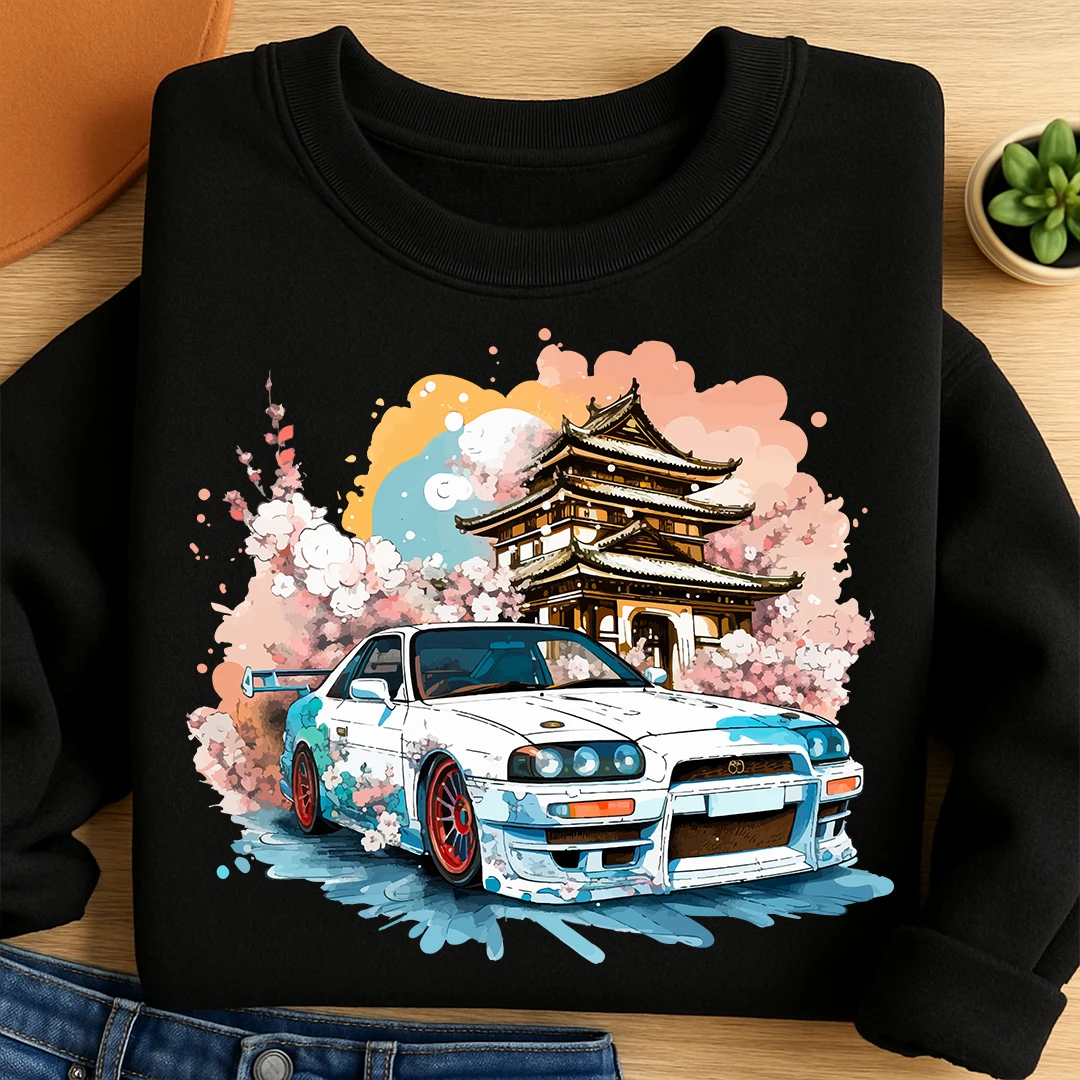 Bügelbild Rennwagen Asia Race